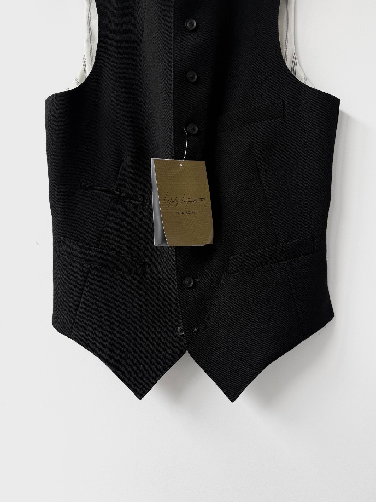 Yohji Yamamoto 24AW Military Vest — label