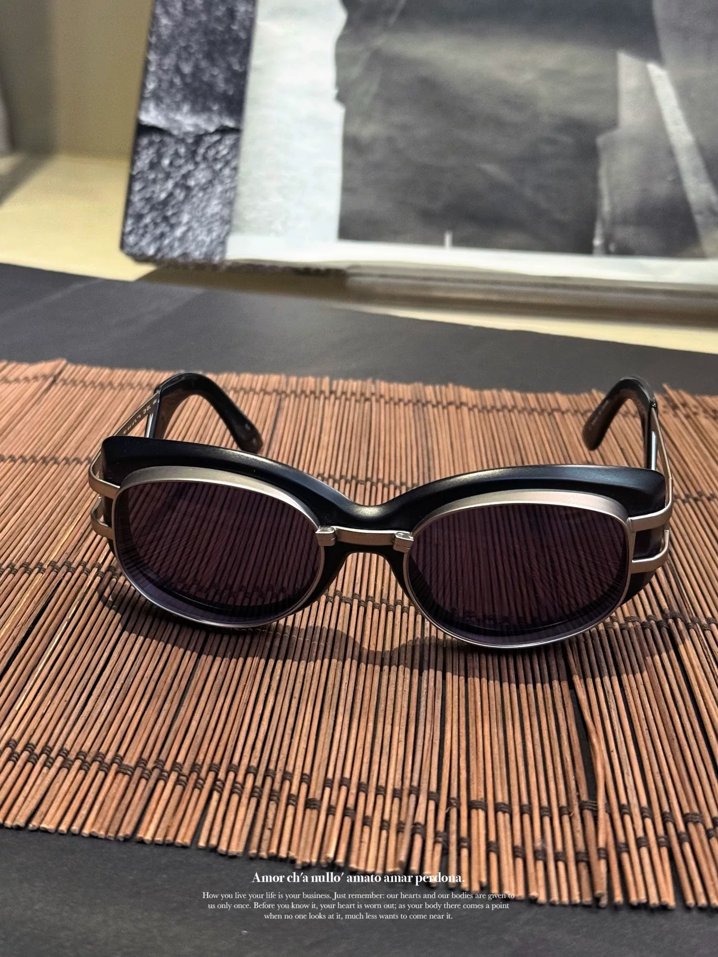 Yohji Yamamoto 90s Archive Sunglasses — front