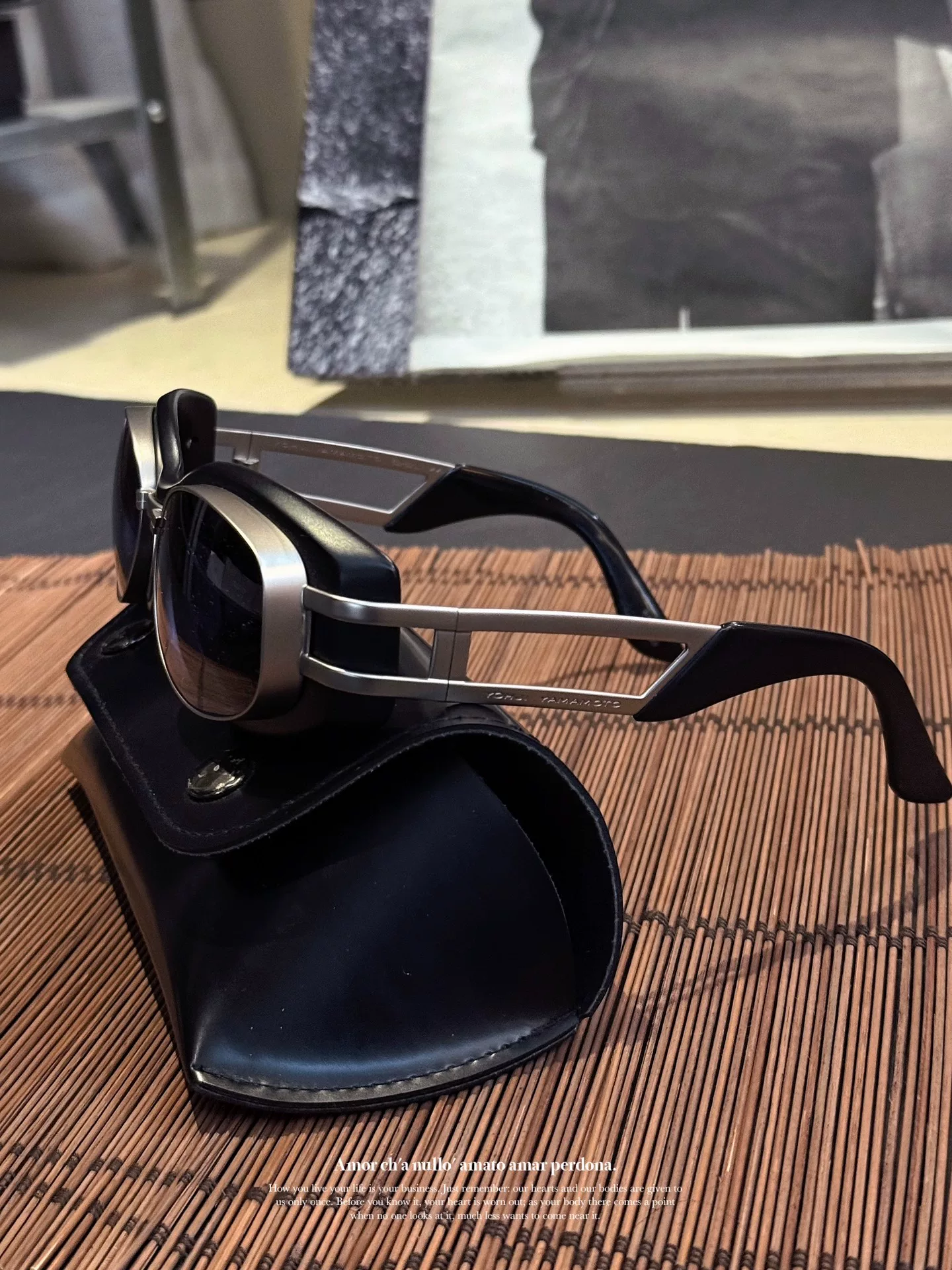 Yohji Yamamoto 90s Archive Sunglasses — label