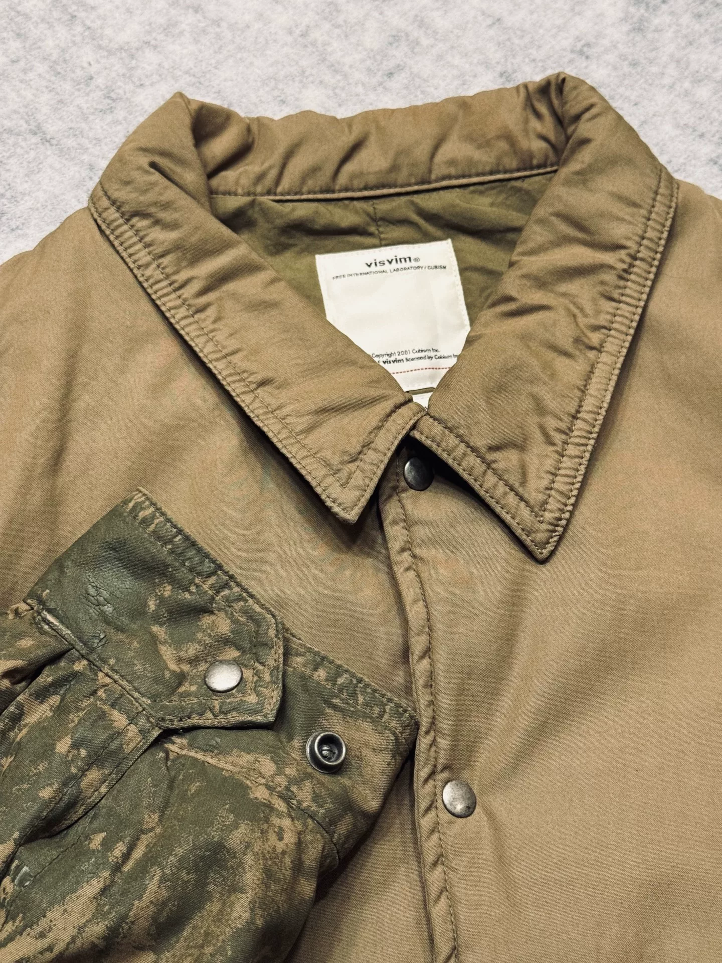 visvim coach jkt sierra 19ss — label