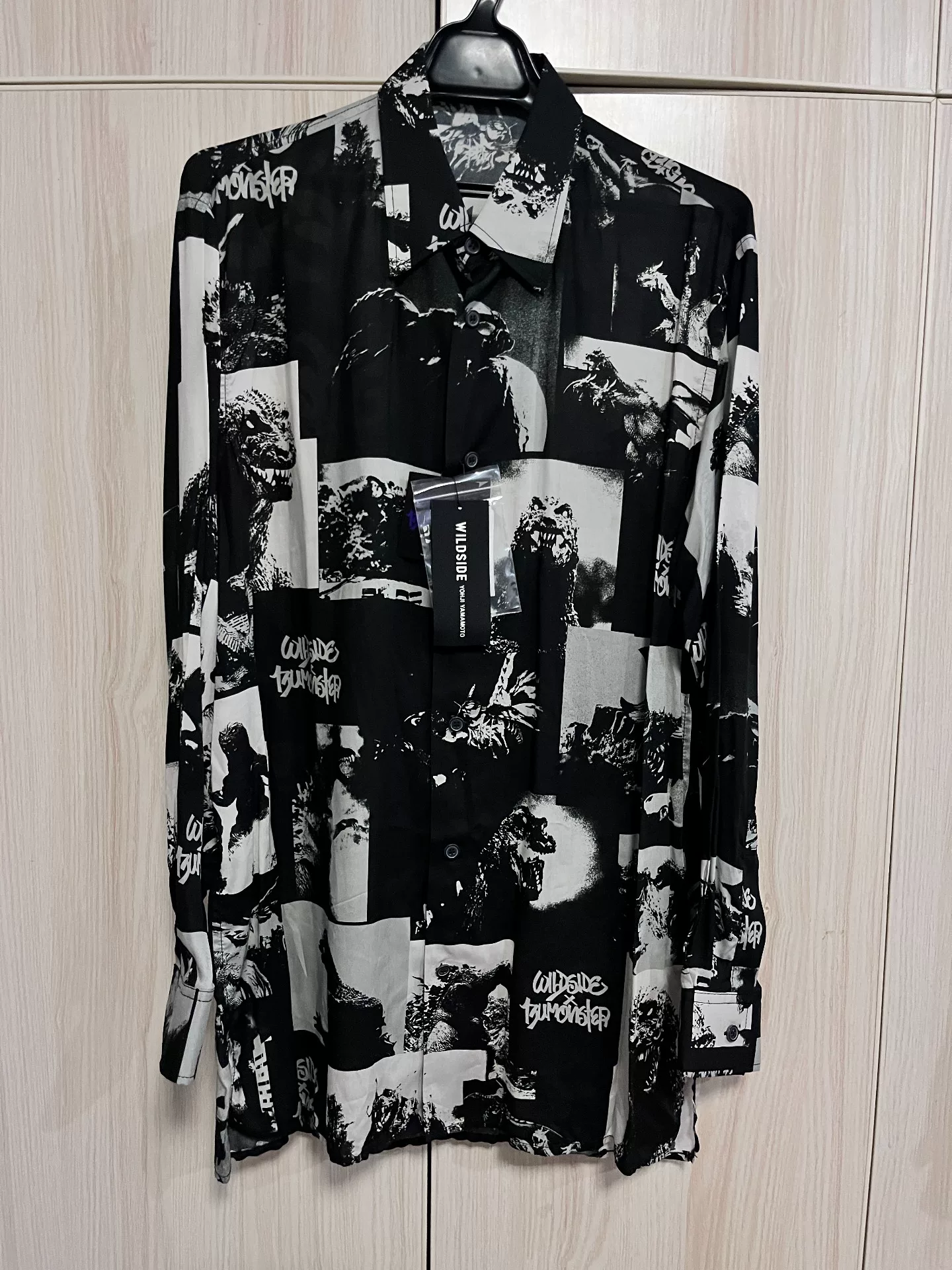 Yohji Yamamoto Godzilla Silk Shirt