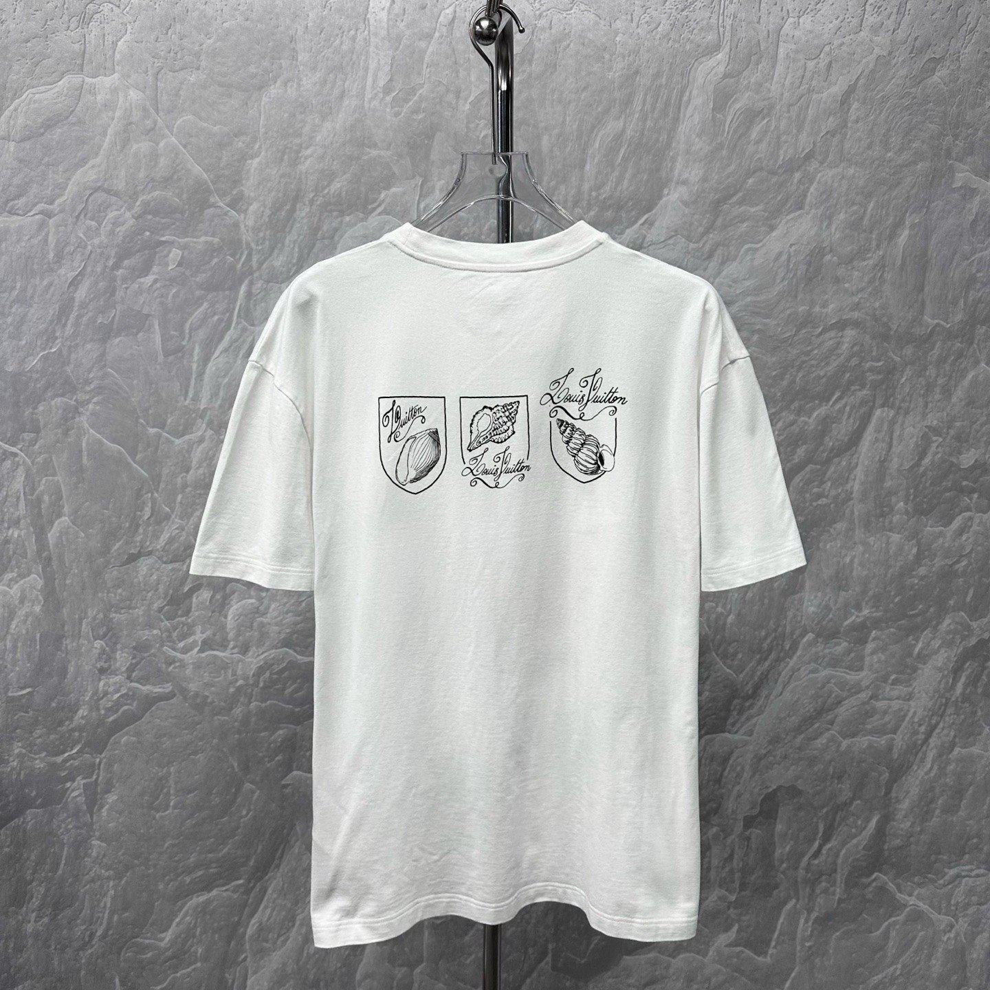 Louis Vuitton FW24 Conch Shell Embroidery Tee — back