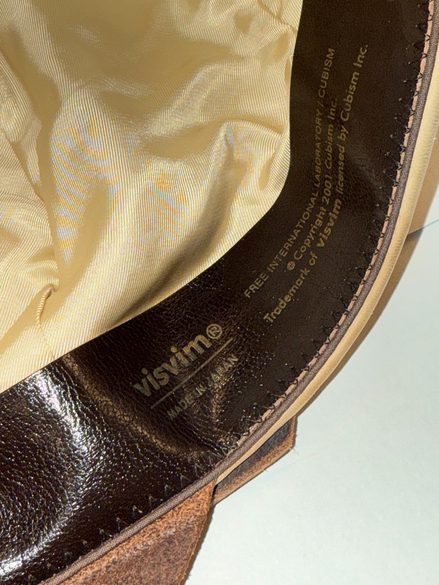 Visvim 22SS Biker Newsboy Cap — detail