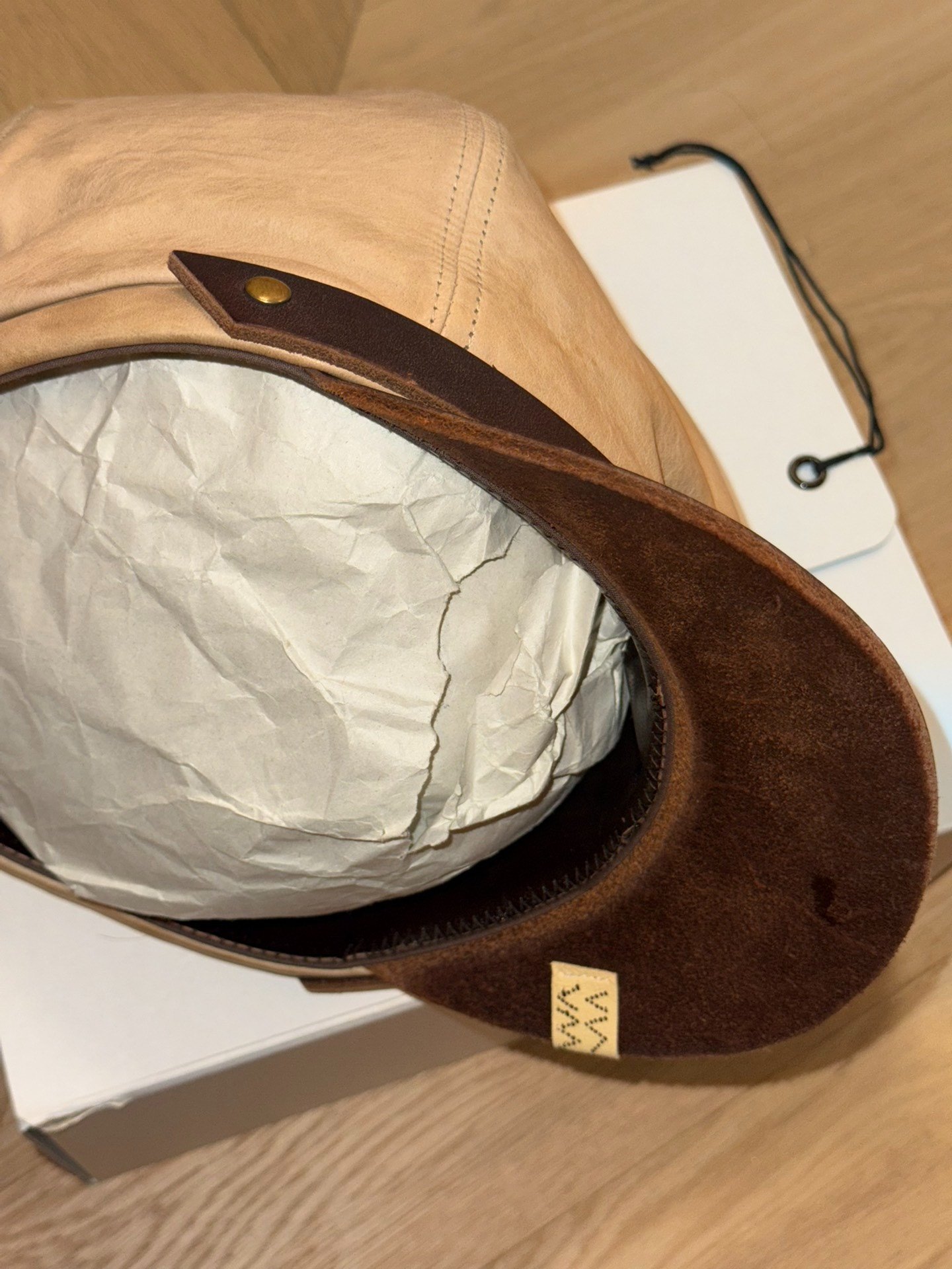 Visvim 22SS Biker Newsboy Cap — front