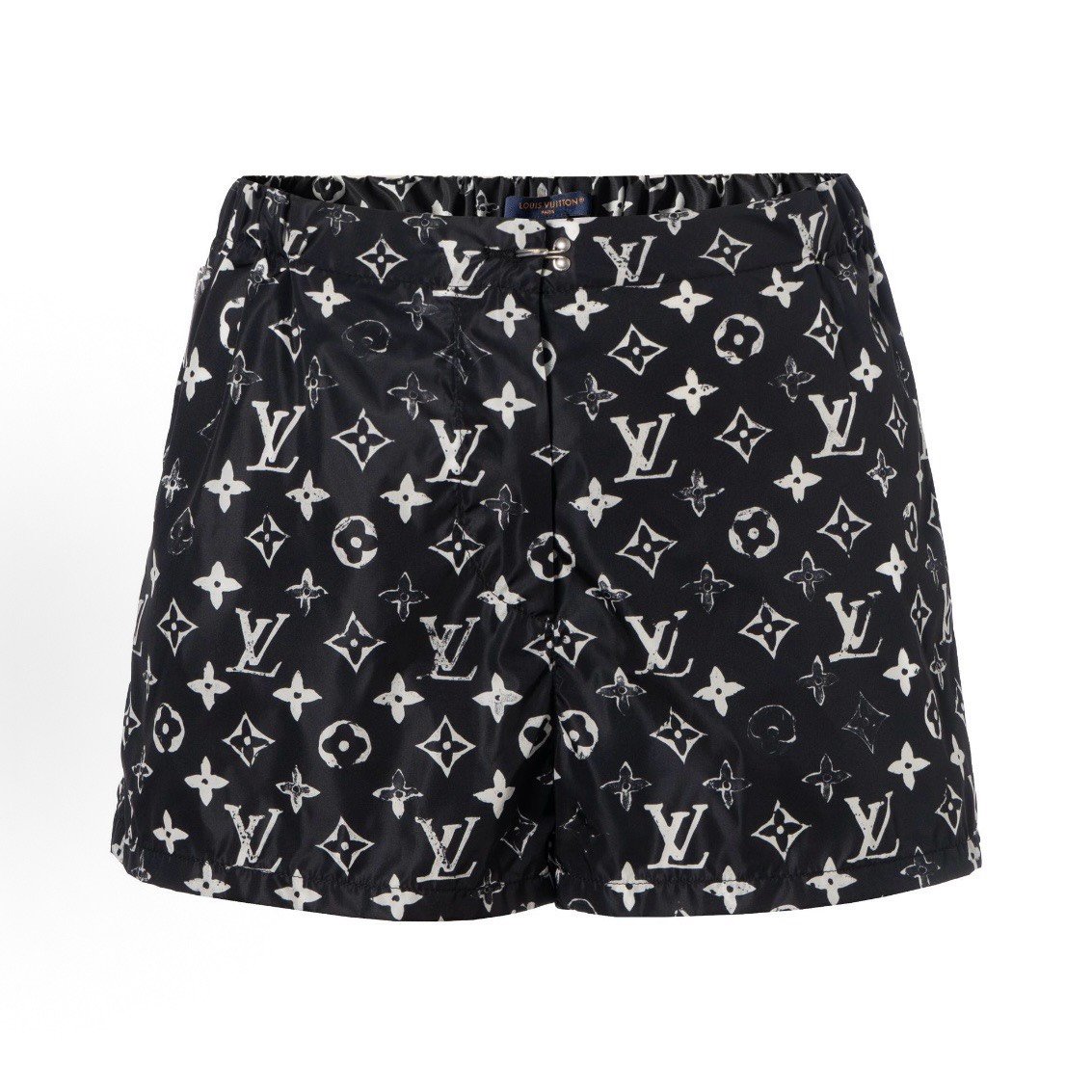 Louis Vuitton Black Monogram Jacquard Shorts