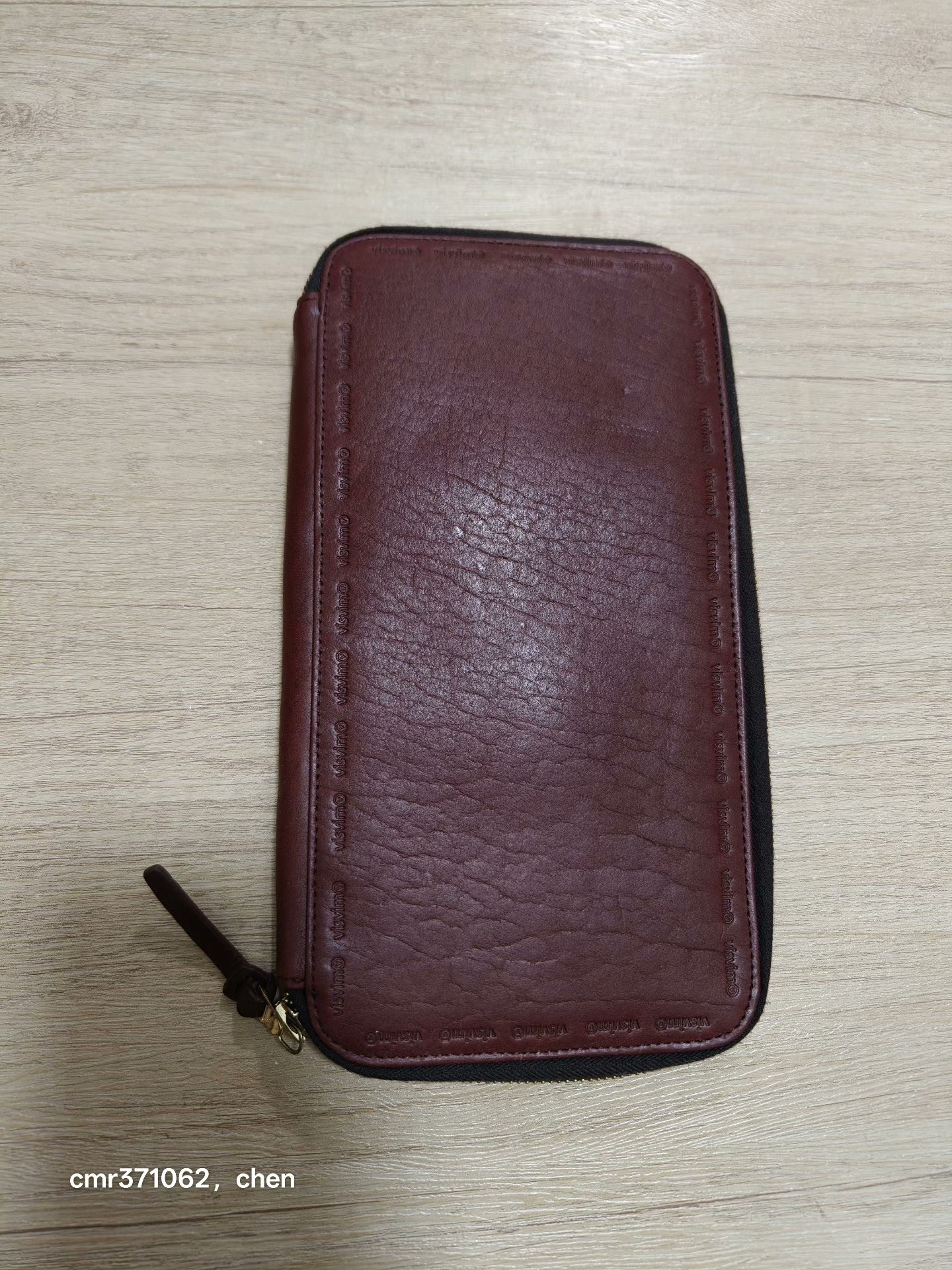 Visvim Veggie Travel Case Wallet — front