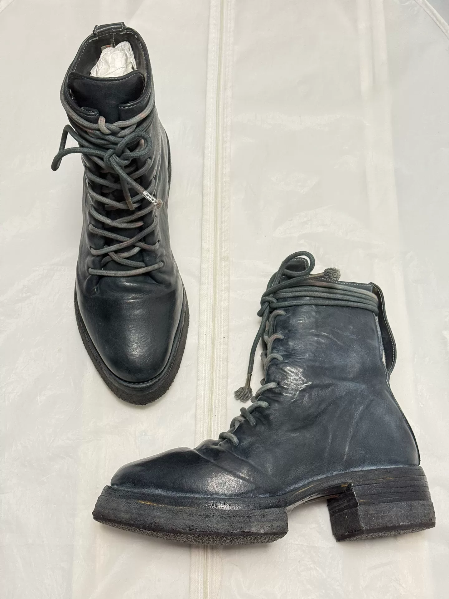 Carol Christian Poell Combat Boots — detail