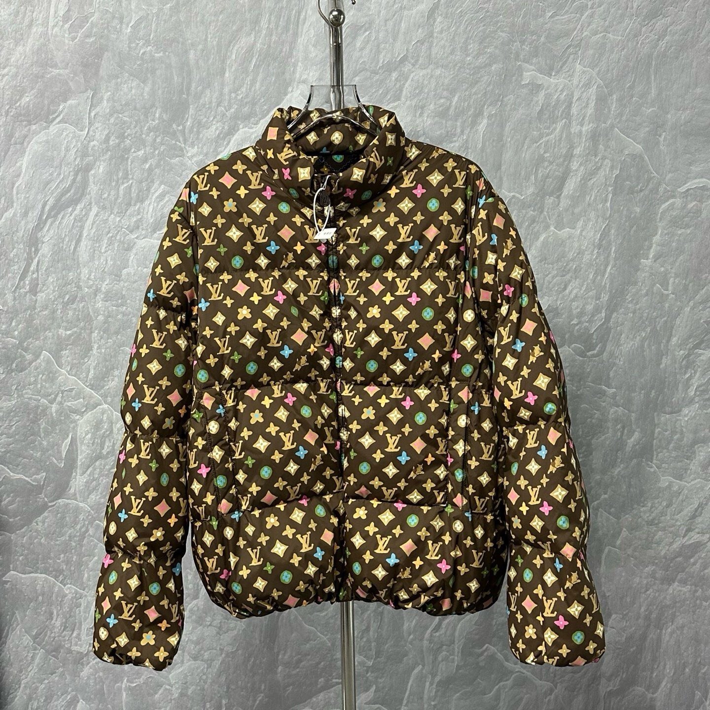 Louis Vuitton FW24 Tyler Multicolor Monogram Down Jacket