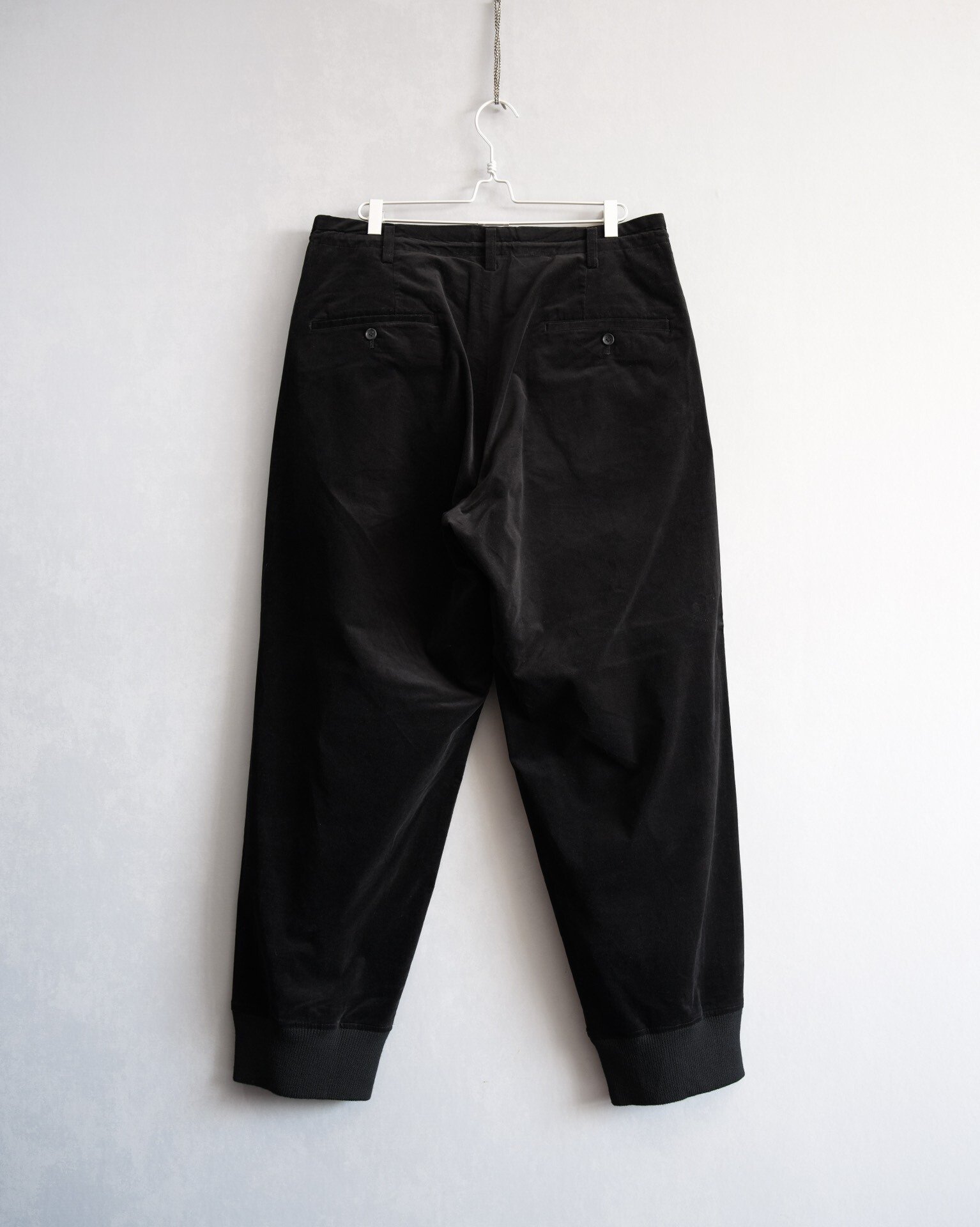 Yohji Yamamoto 24AW Velvet Trousers — label