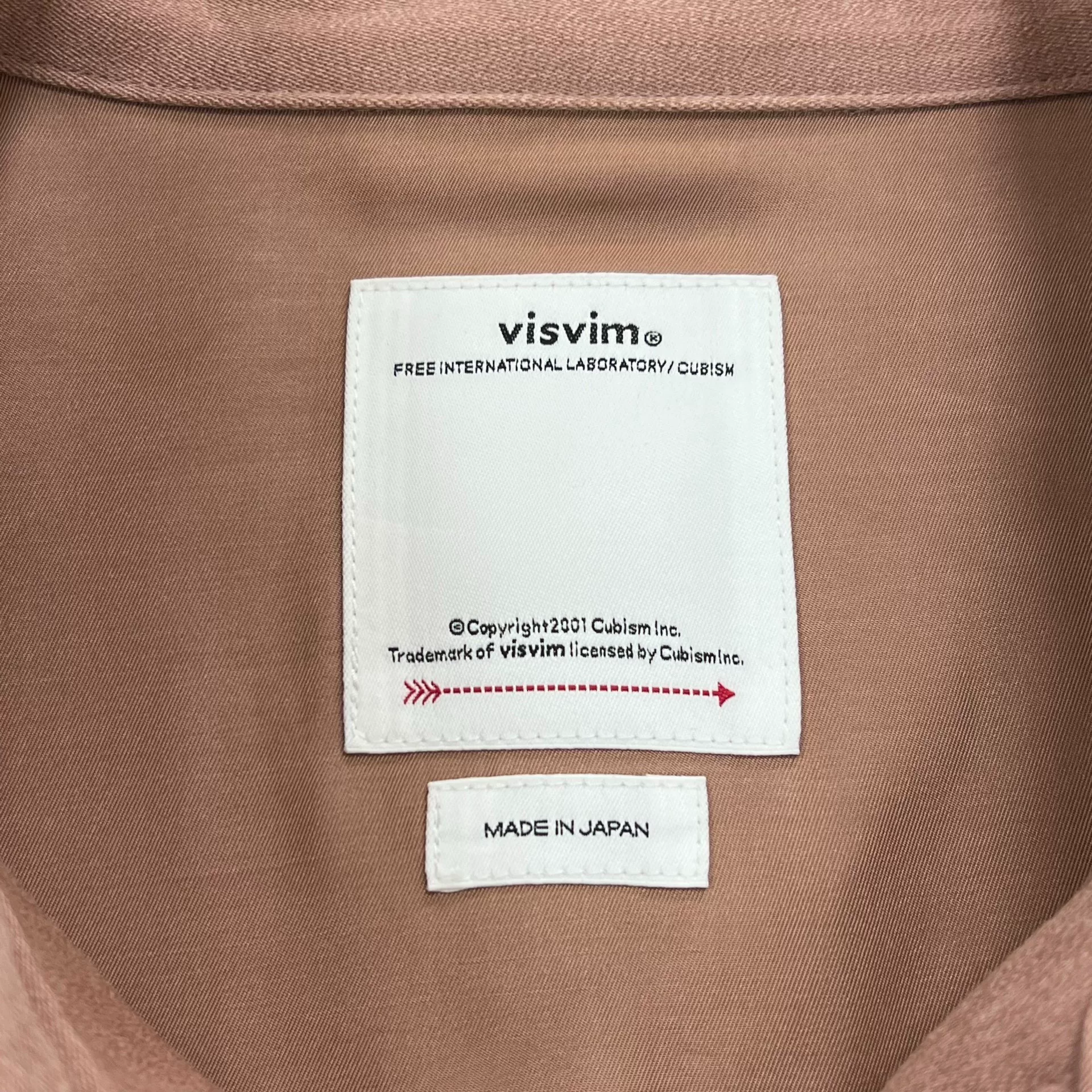 VISVIM 25ss MAYFIELD SWING TOP — label