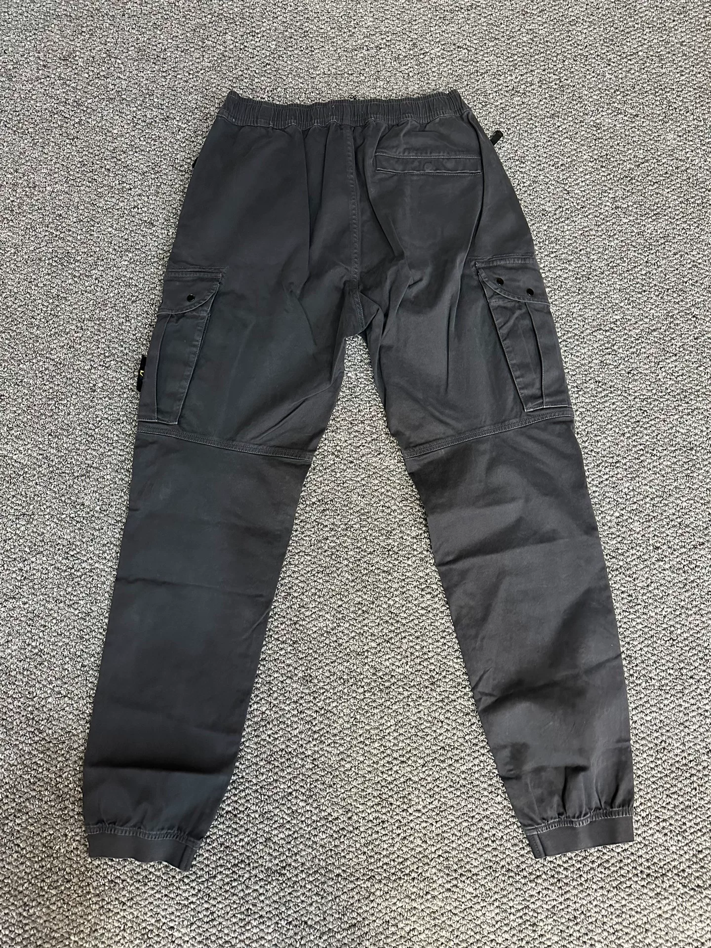 Stone Island Washed Cargo Pants — detail