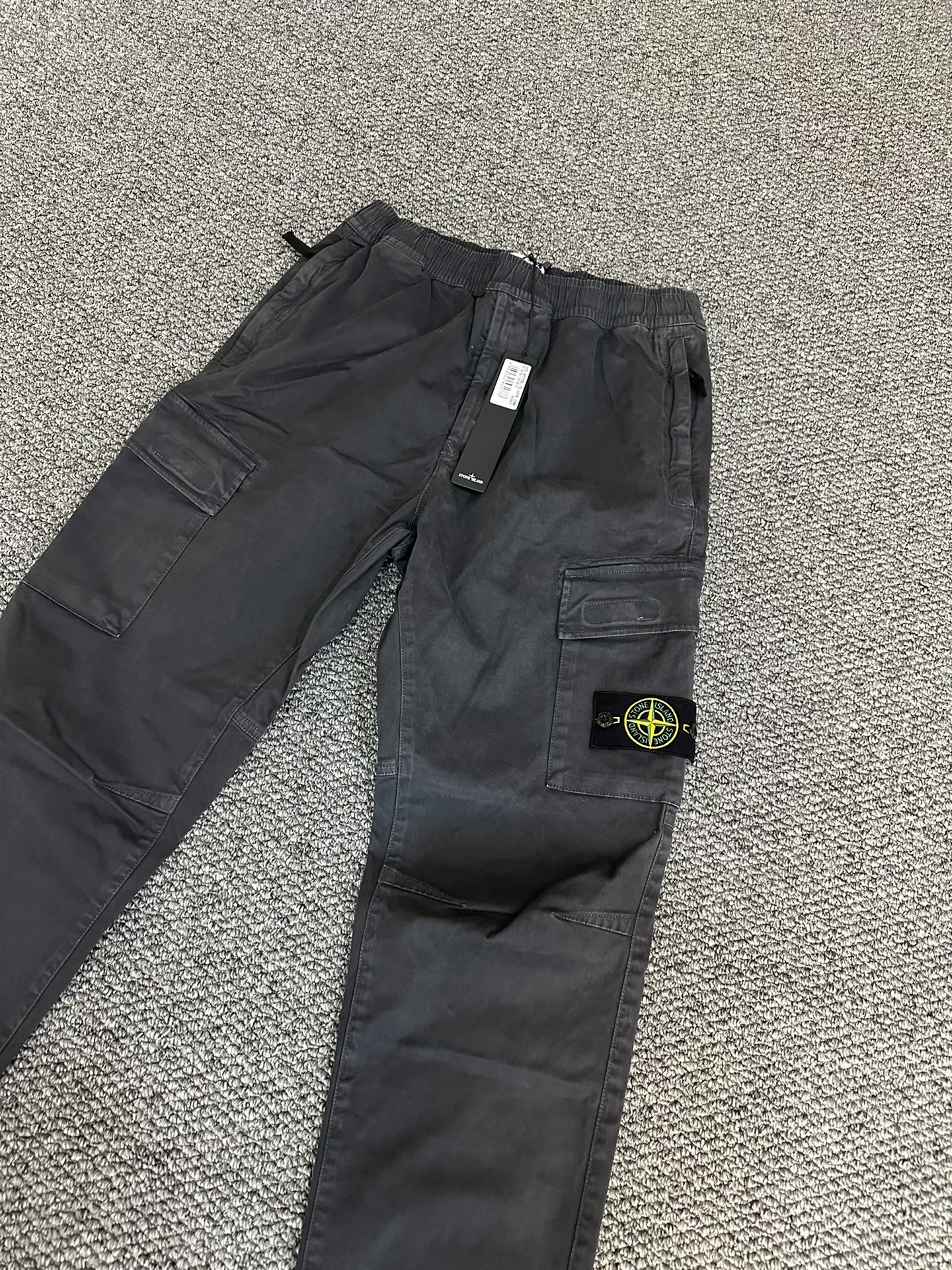 Stone Island Washed Cargo Pants — front