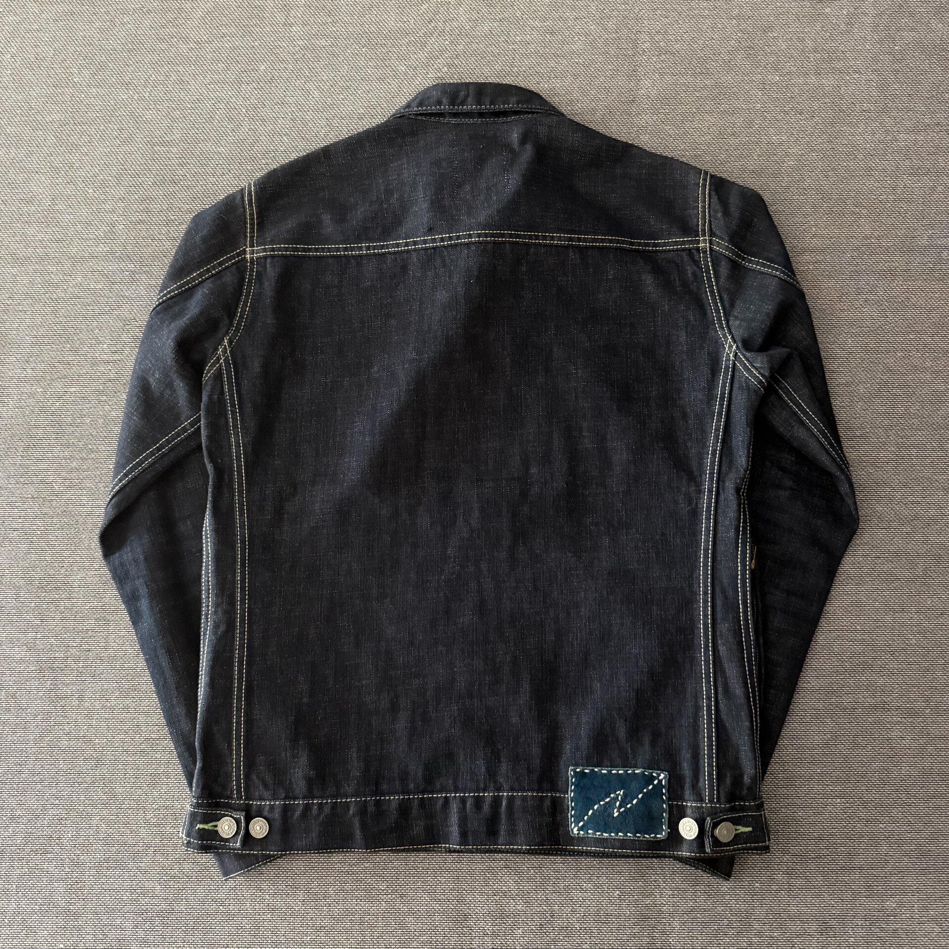 Visvim101 ICT Indigo Denim Jacket — front