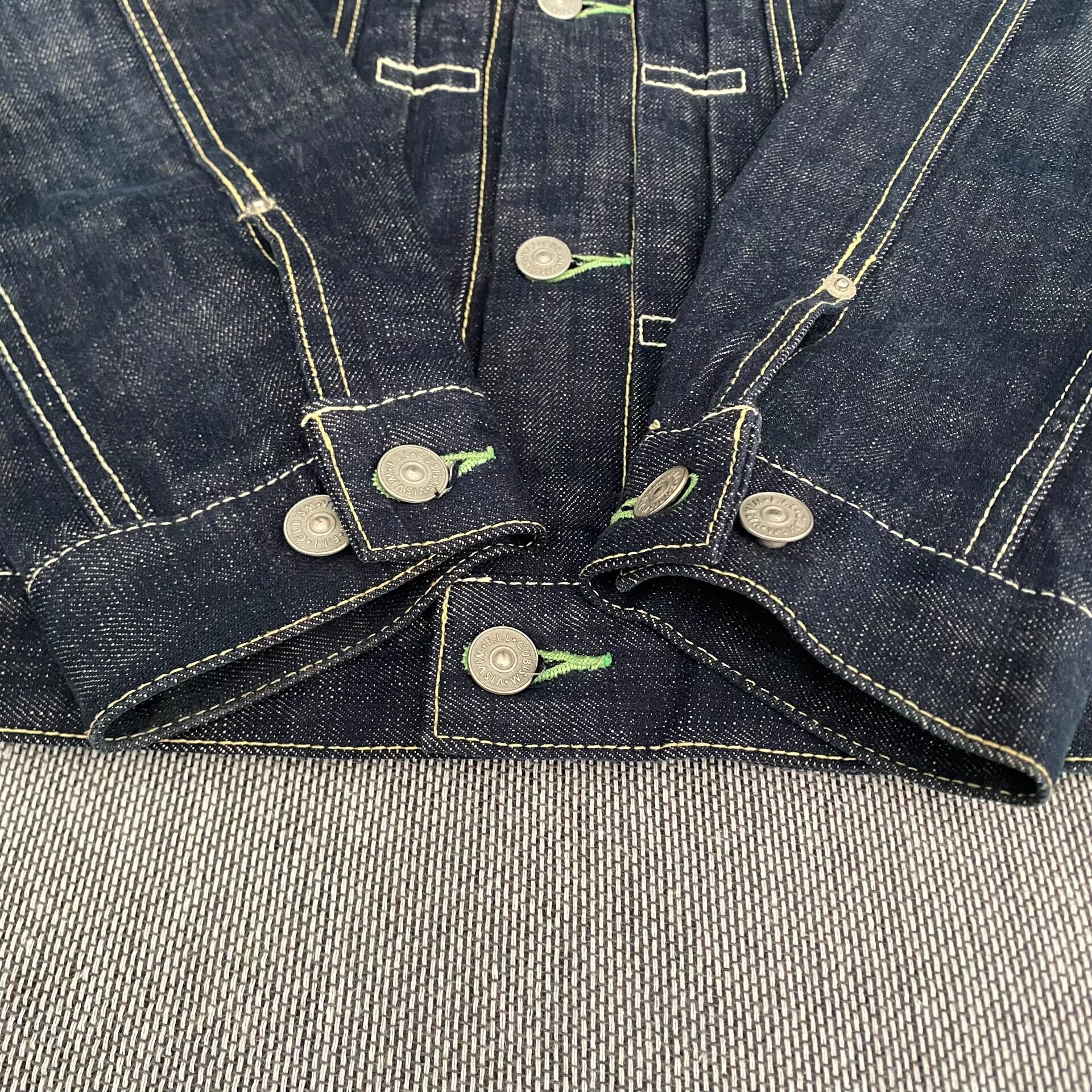 Visvim101 ICT Indigo Denim Jacket — back