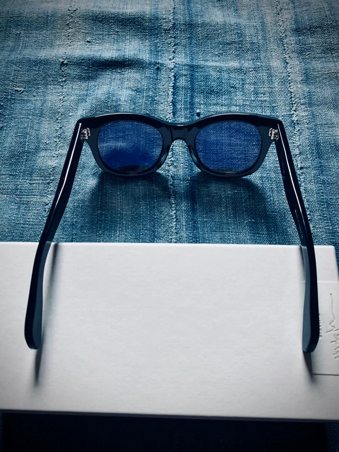 Visvim Viator Polarized Black Sunglasses — front