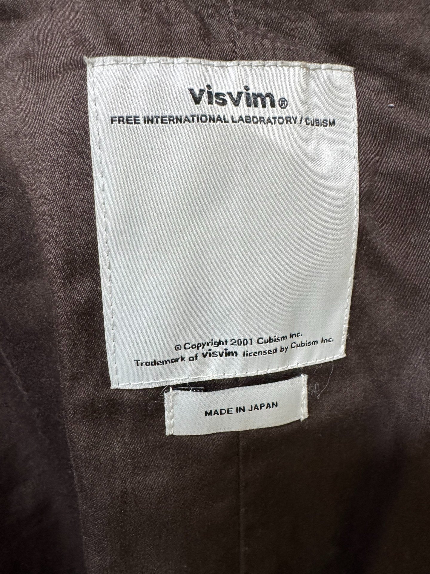visvim sanjuro harris tweed jacket — back