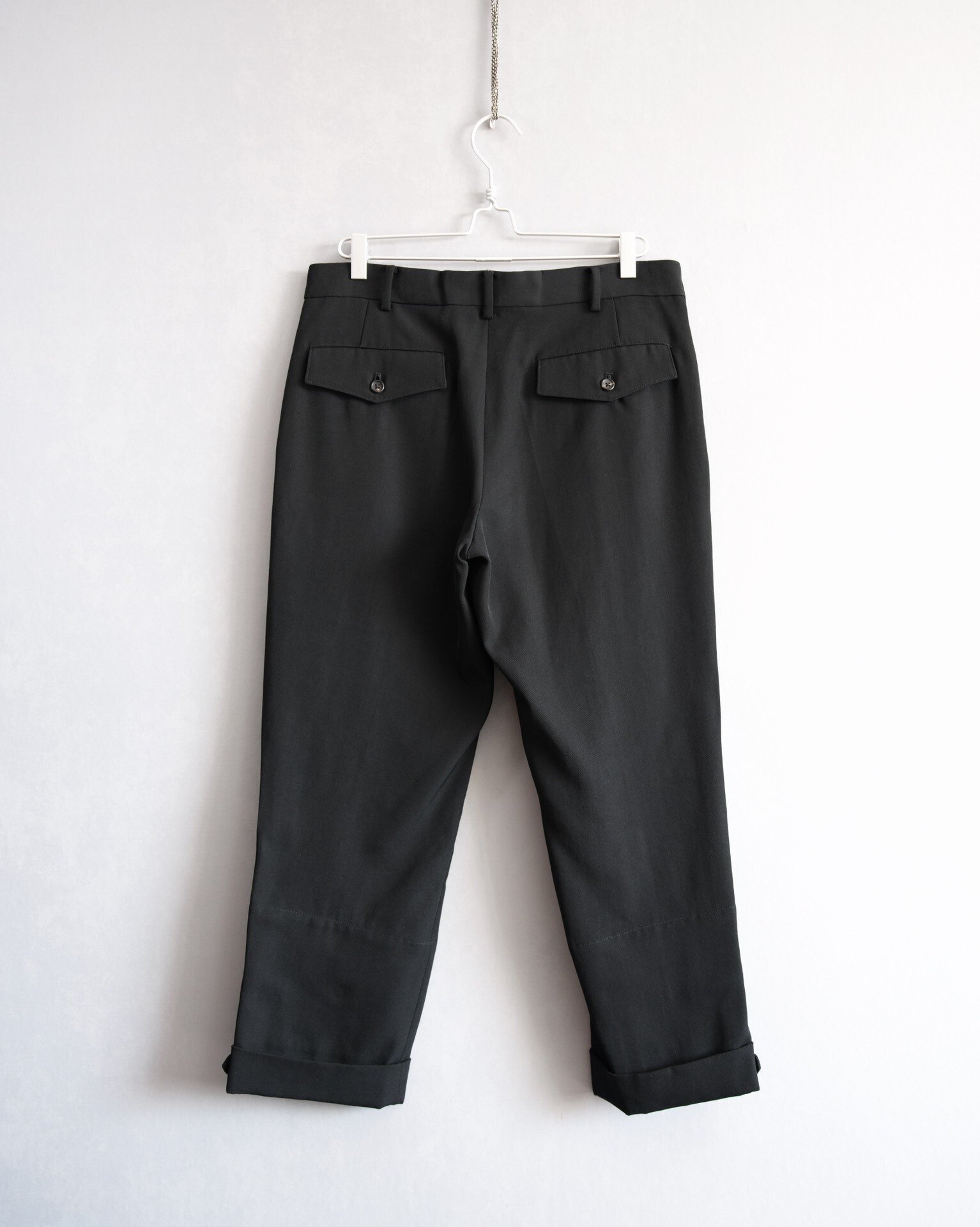Yohji Yamamoto 07AW Runway Side Zip Pants — detail