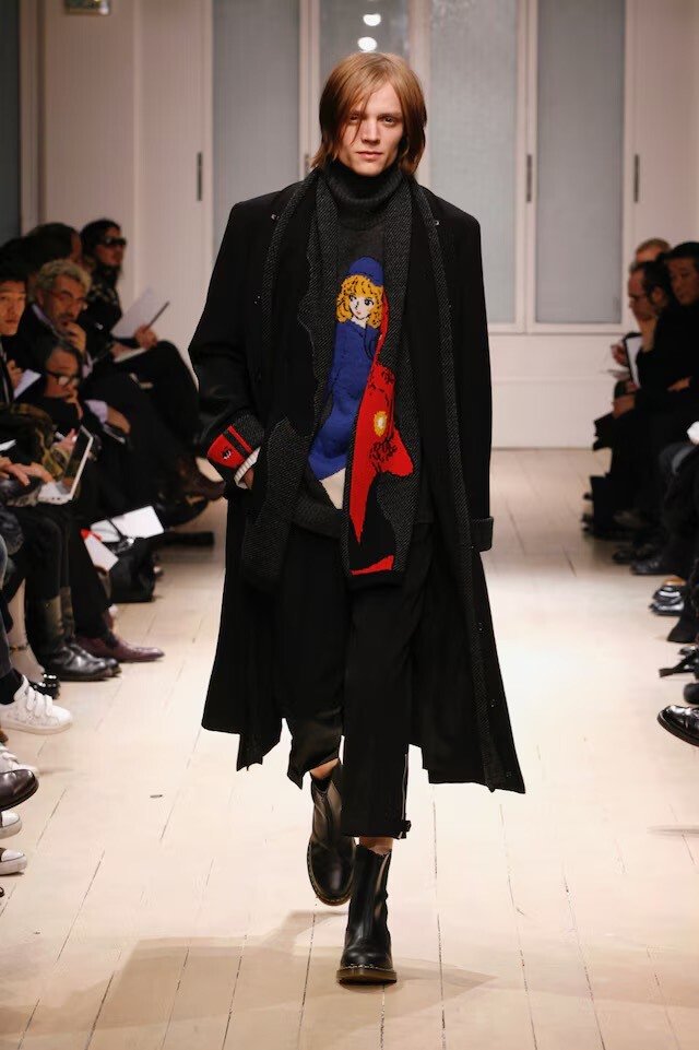Yohji Yamamoto 07AW Runway Side Zip Pants — front