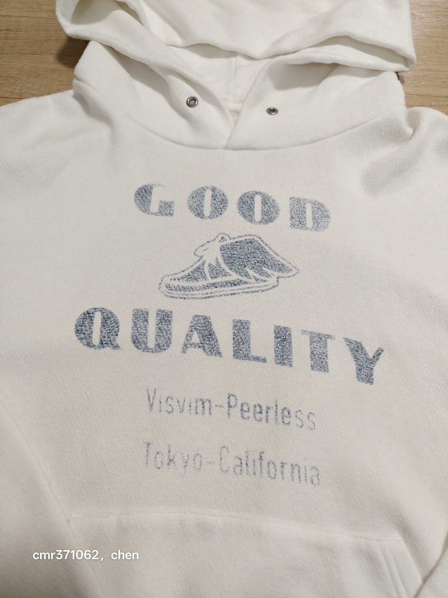 VISVIM 23AW SPOT AMPLUS SB HOODIE — detail