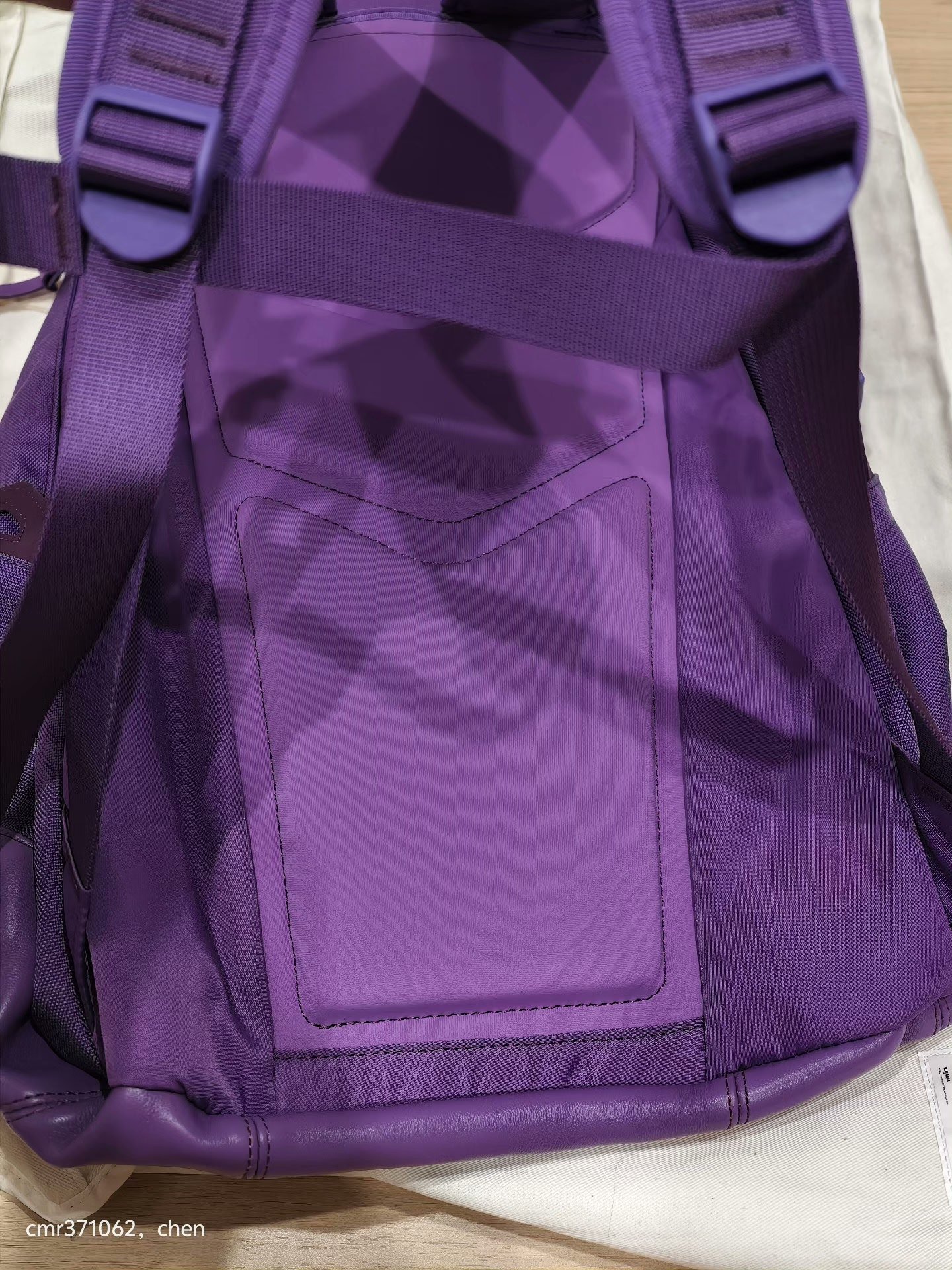 visvim 25SS 20L Purple Backpack — back