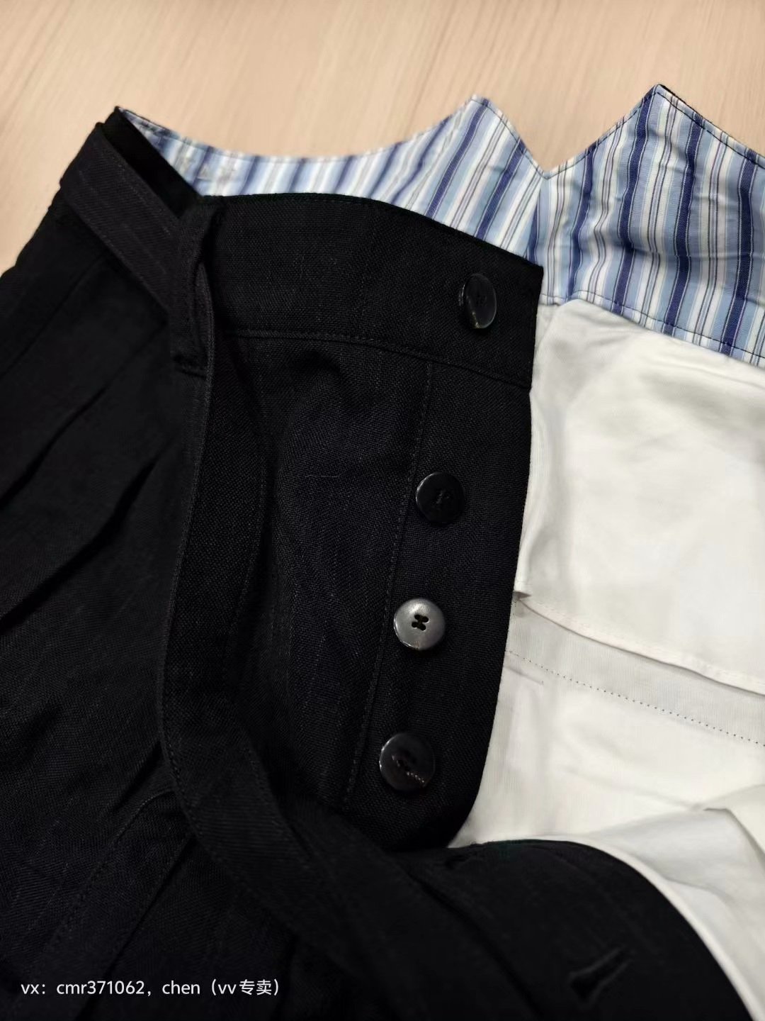 visvim kakama banded wool pants — detail