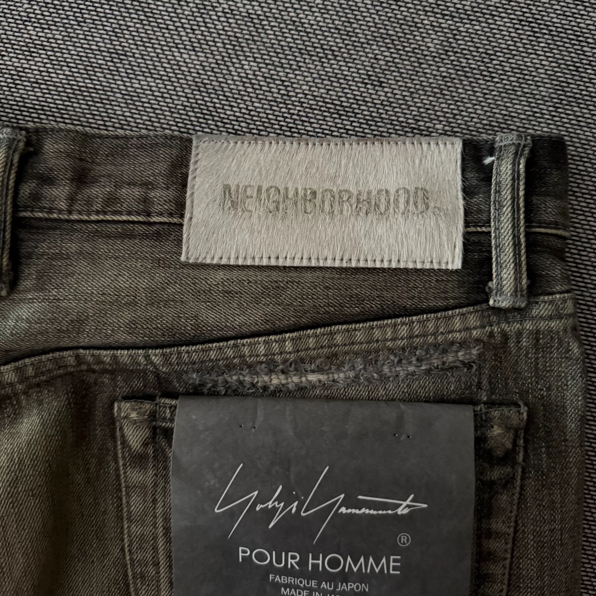 Neighborhood x Yohji Yamamoto Denim Jeans — back