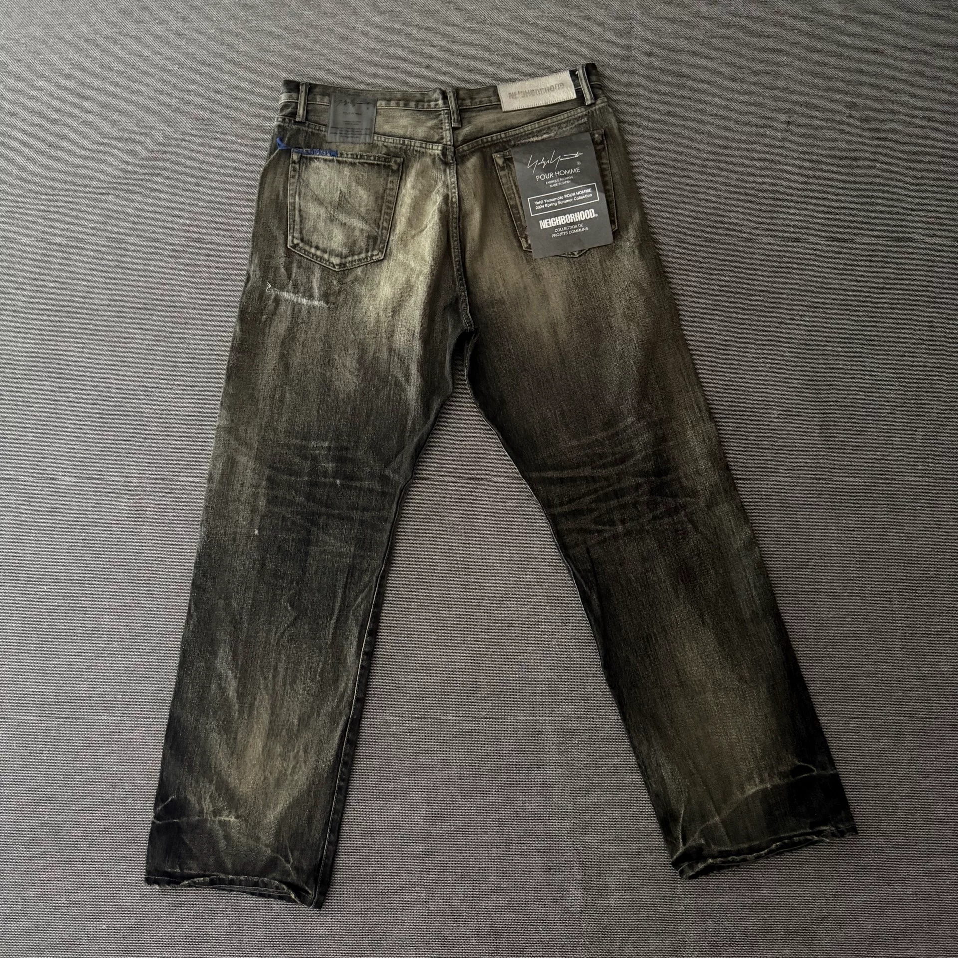 Neighborhood x Yohji Yamamoto Denim Jeans — detail
