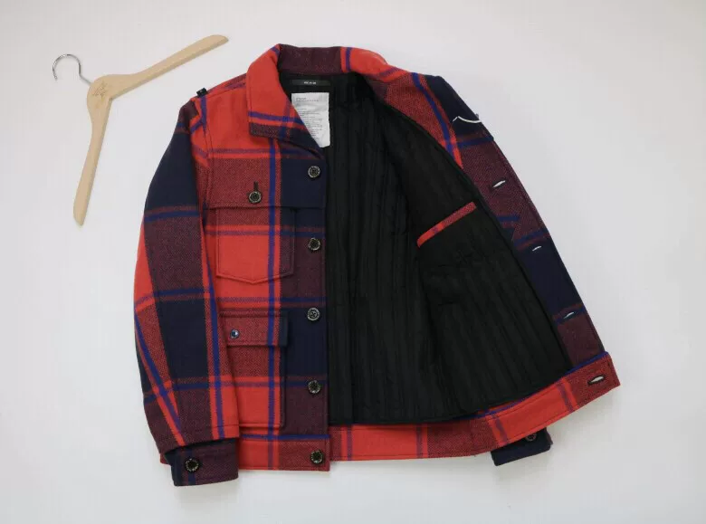 WTAPS Lamber Wool Melton Jacket — detail