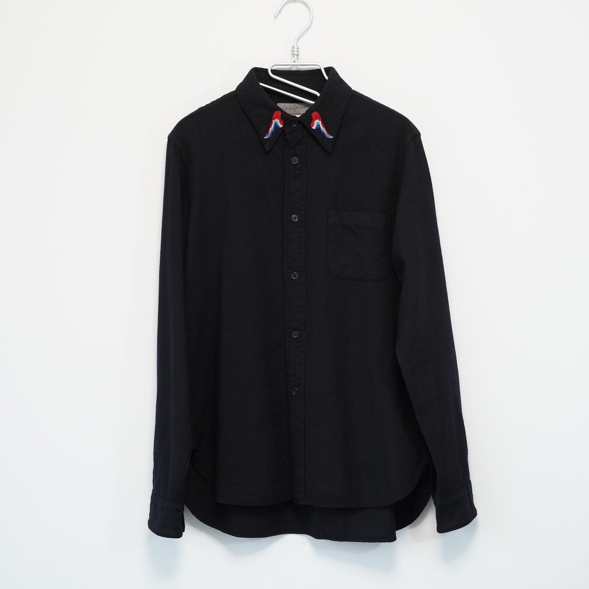 Yohji Yamamoto 02AW Wings Embroidered Shirt — front