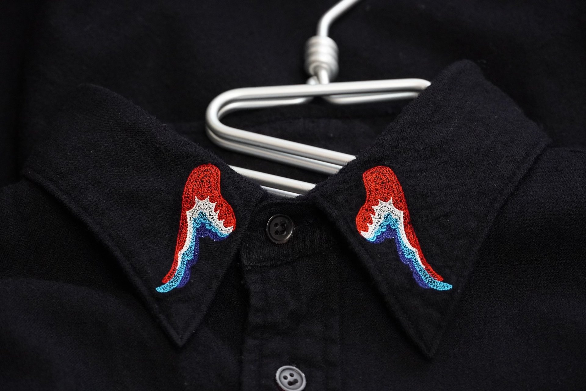 Yohji Yamamoto 02AW Wings Embroidered Shirt