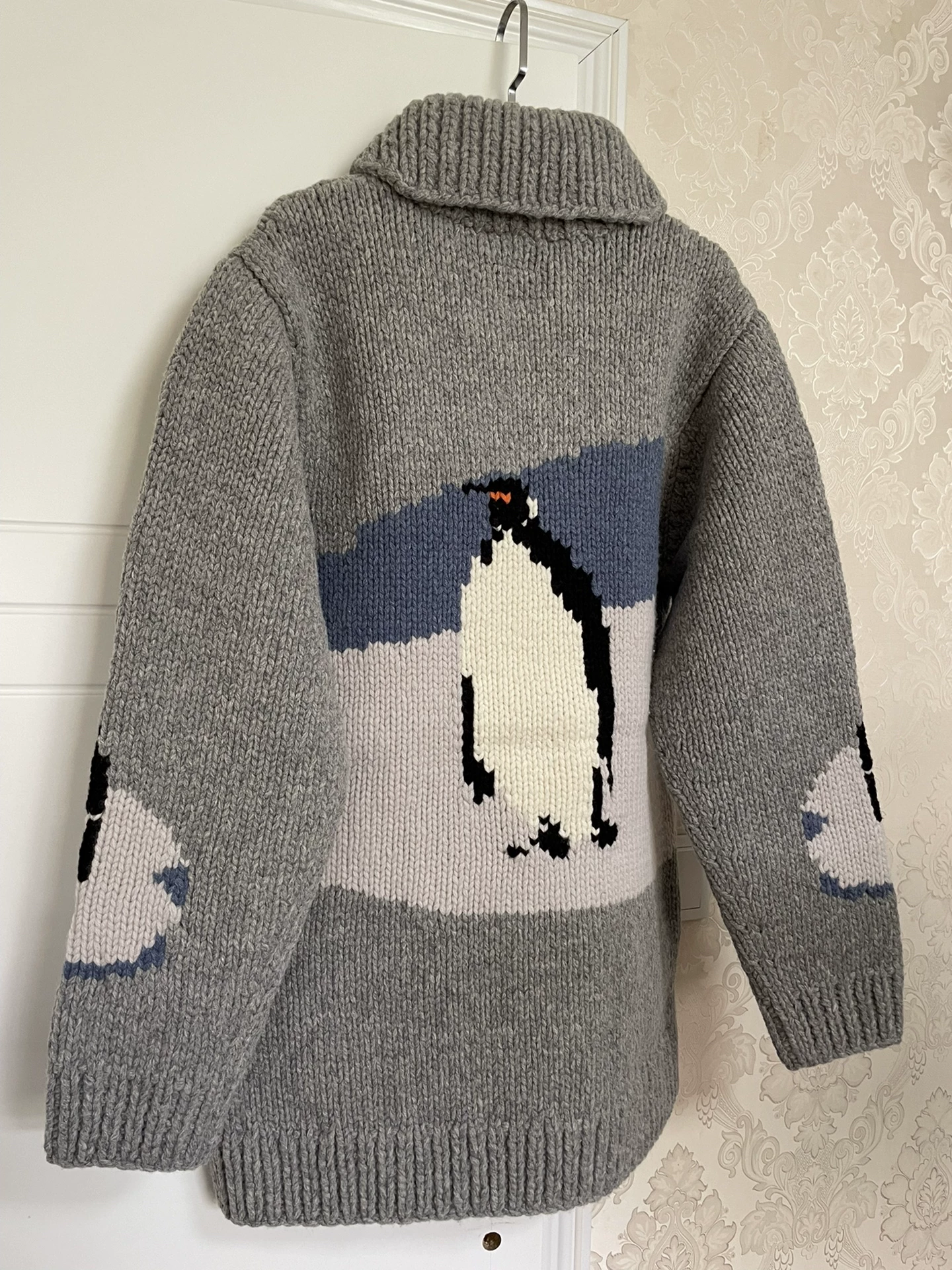 Descendant Manchot Cowichan Knit Coat — front