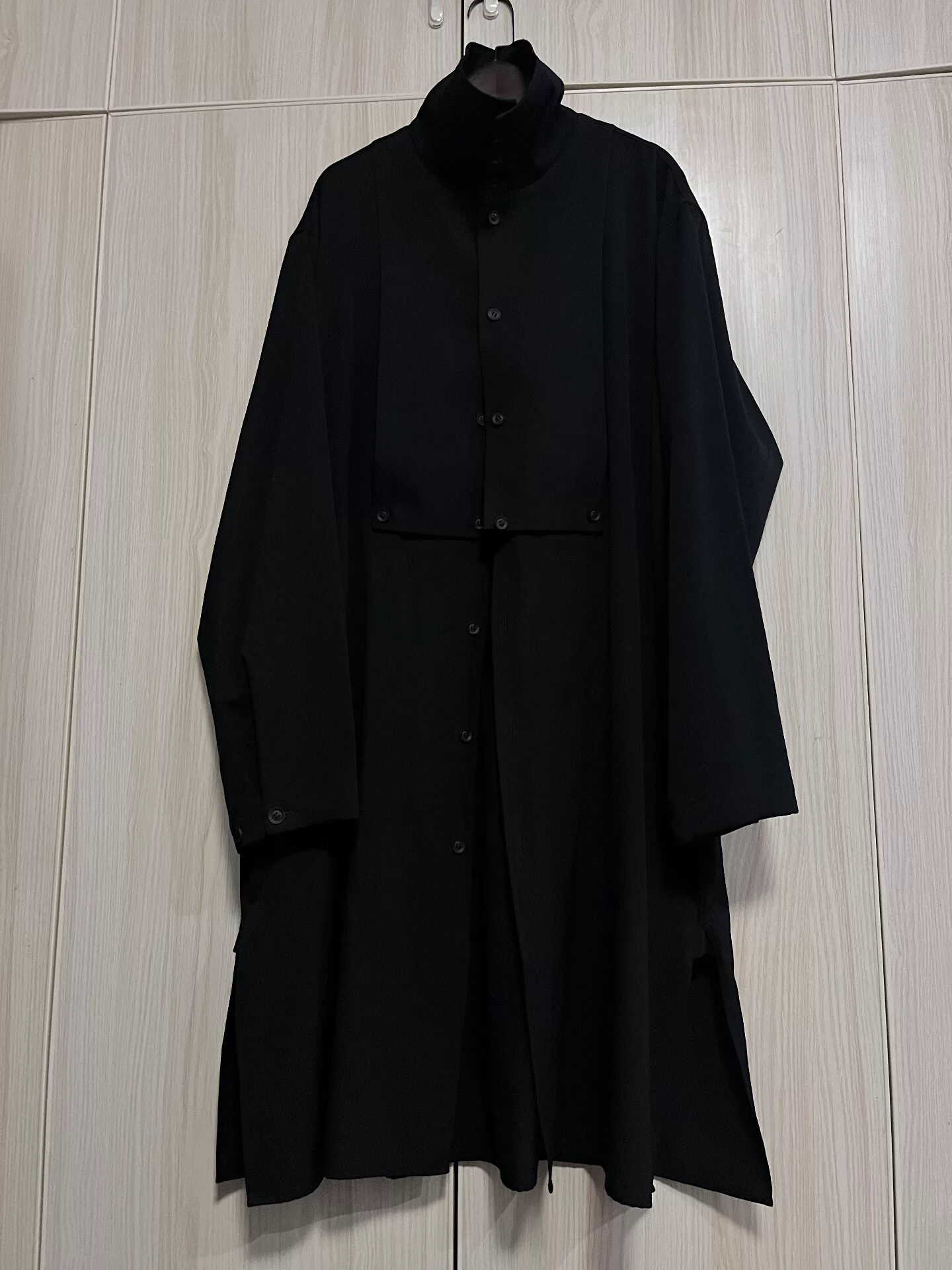 Yohji Yamamoto 22AW Stand Collar Long Shirt