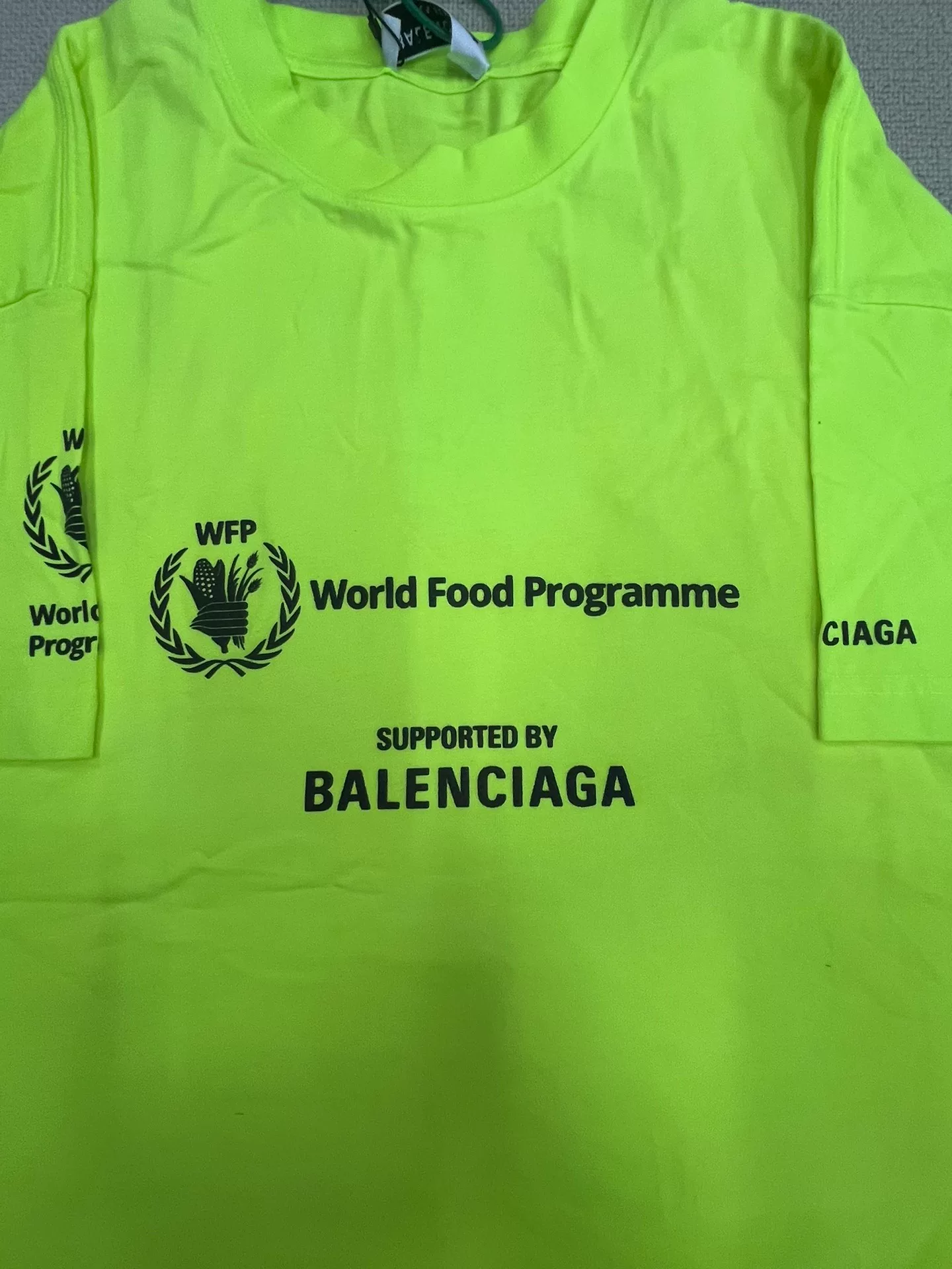 Balenciaga WFP Short-Sleeve T-Shirt — detail