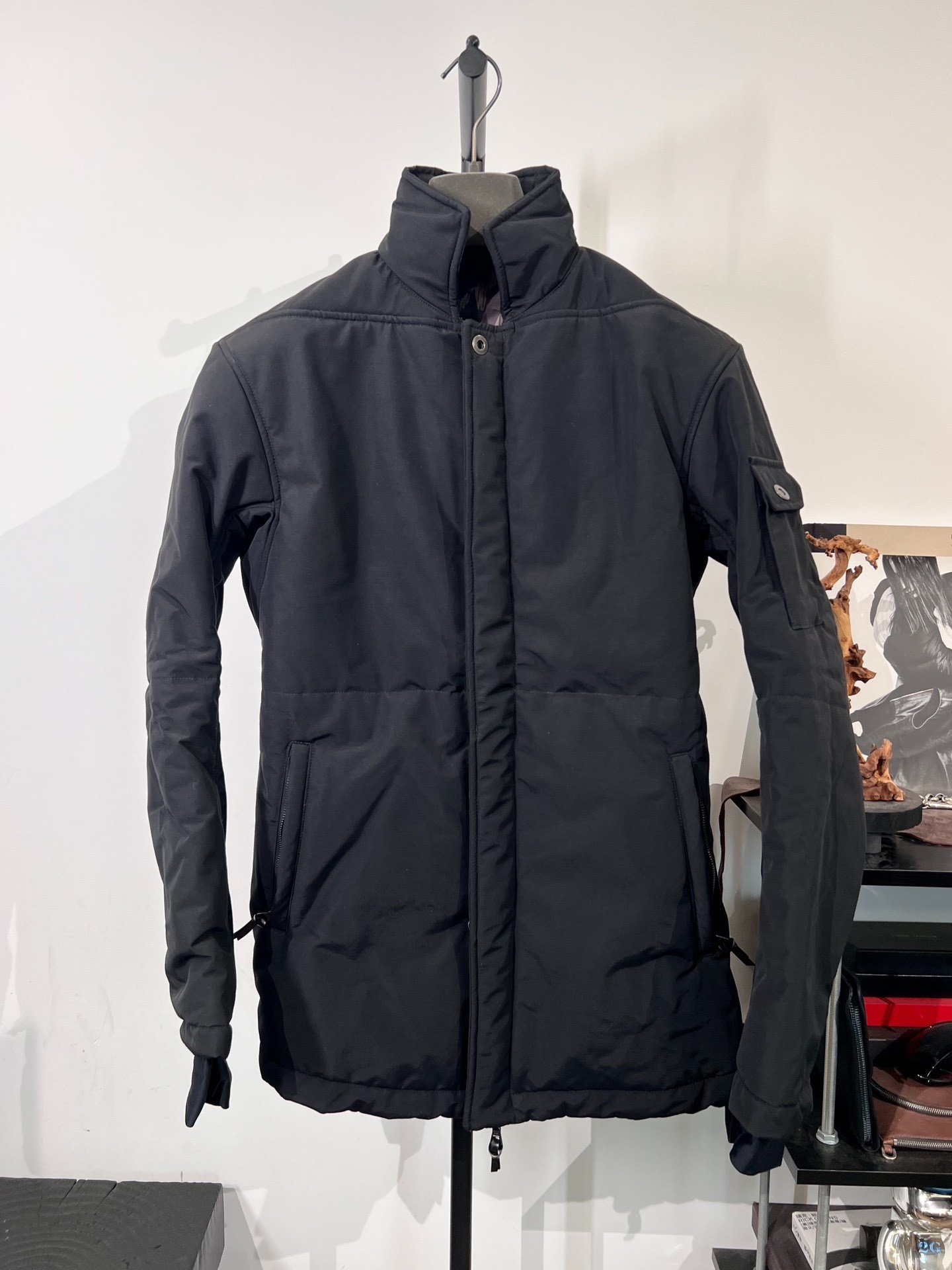 Boris Bidjan Saberi Black Padded Jacket