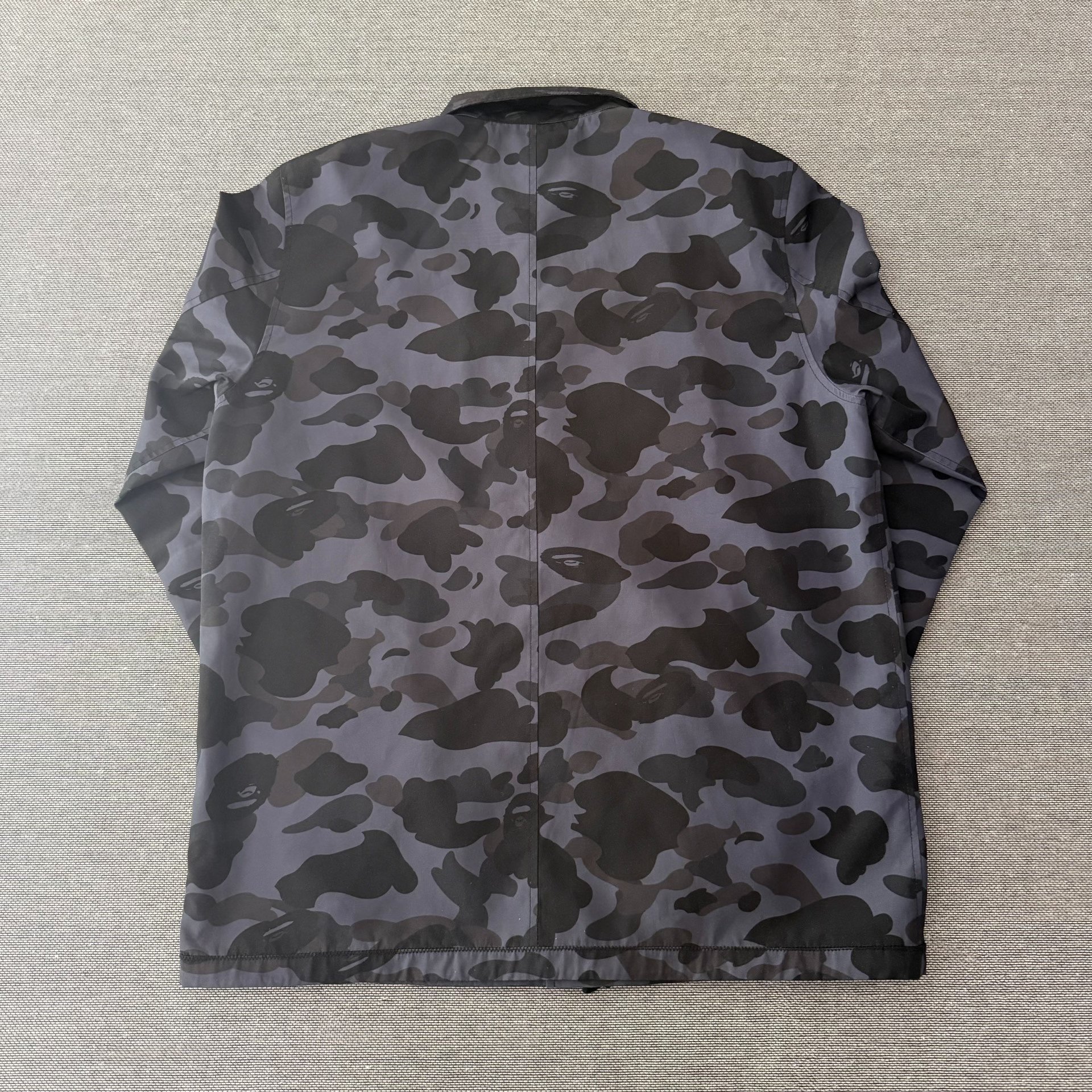 Bape Purple Camouflage Coach Jacket — front