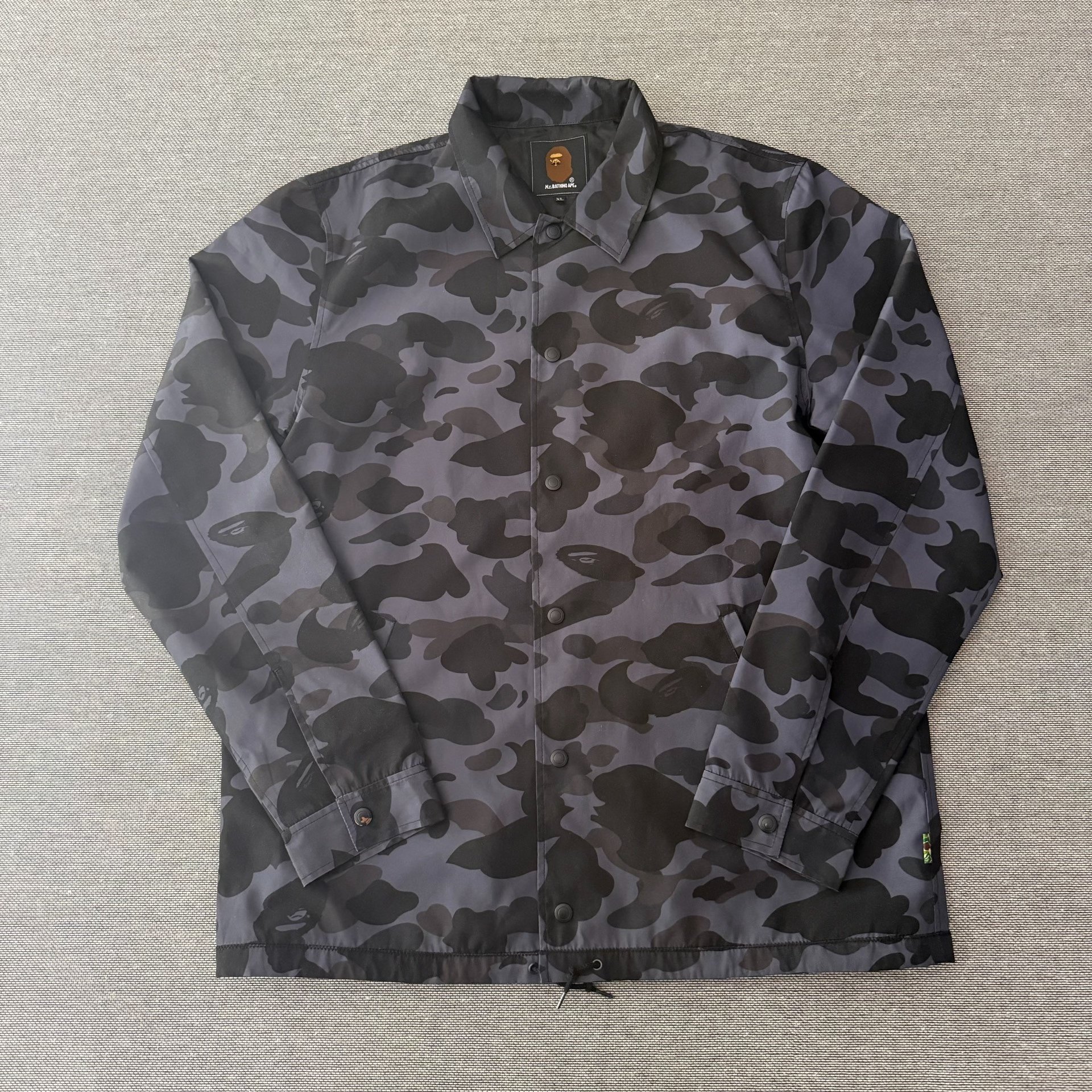 Bape Purple Camouflage Coach Jacket