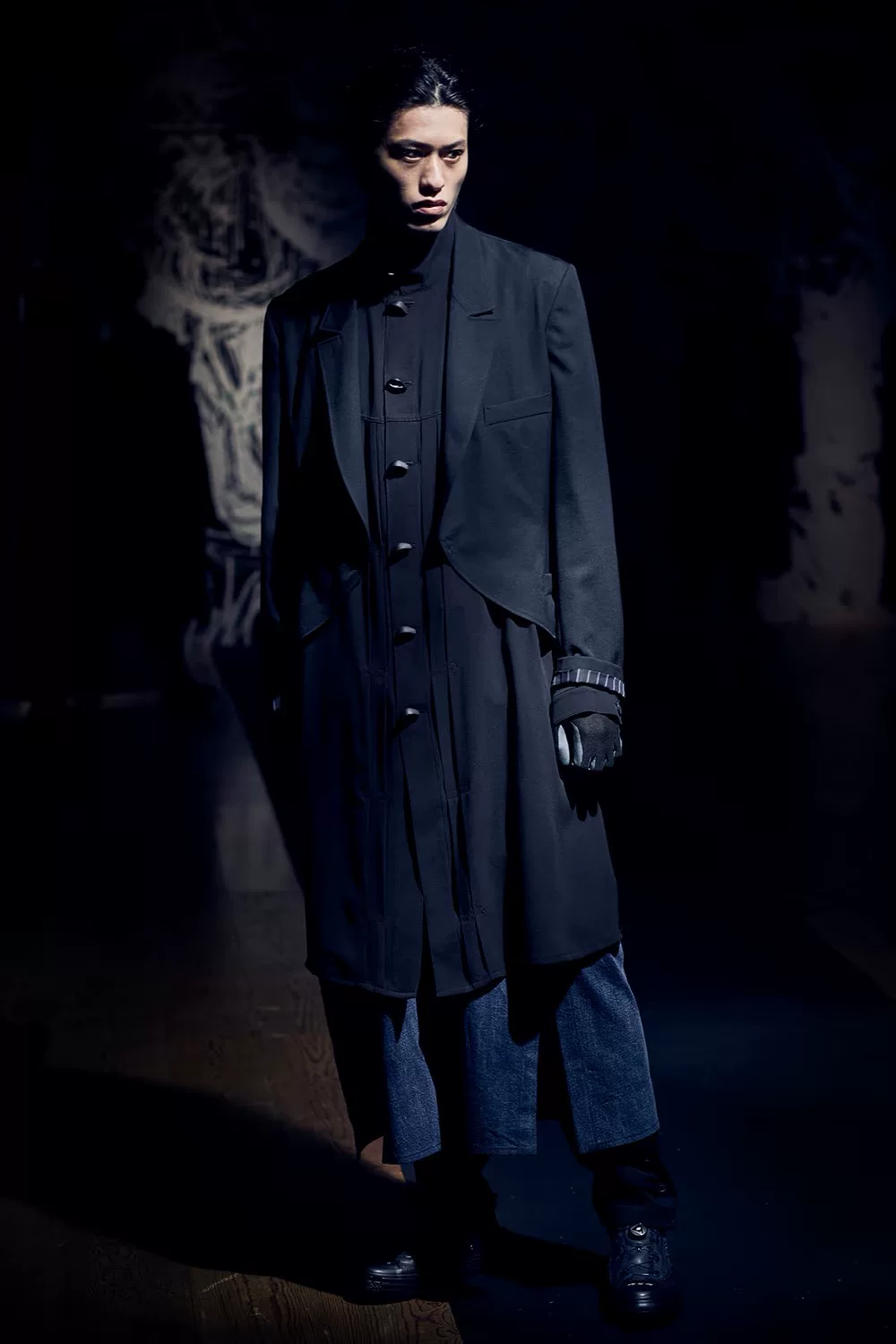Yohji Yamamoto 21SS Button Trousers — detail