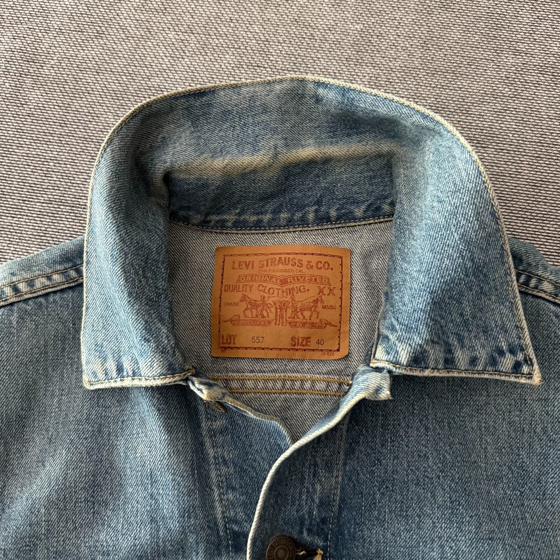 Levi's LVC557 J02 Denim Jacket — detail