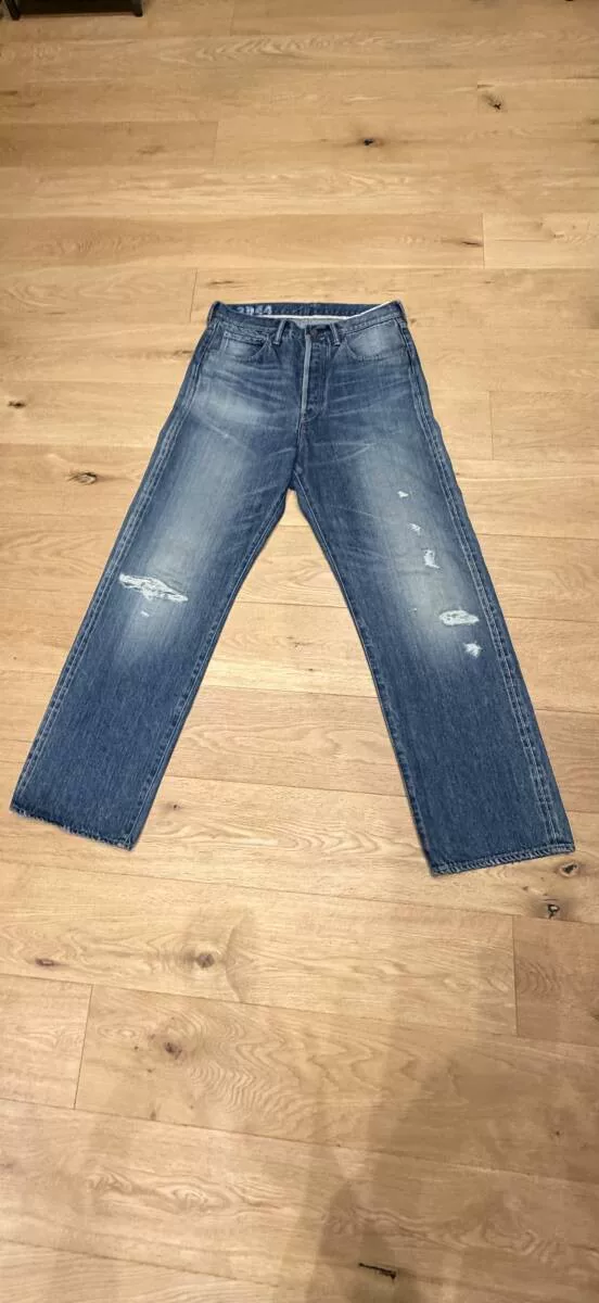 visvim Social Sculpture 01 Wide Distressed Jeans