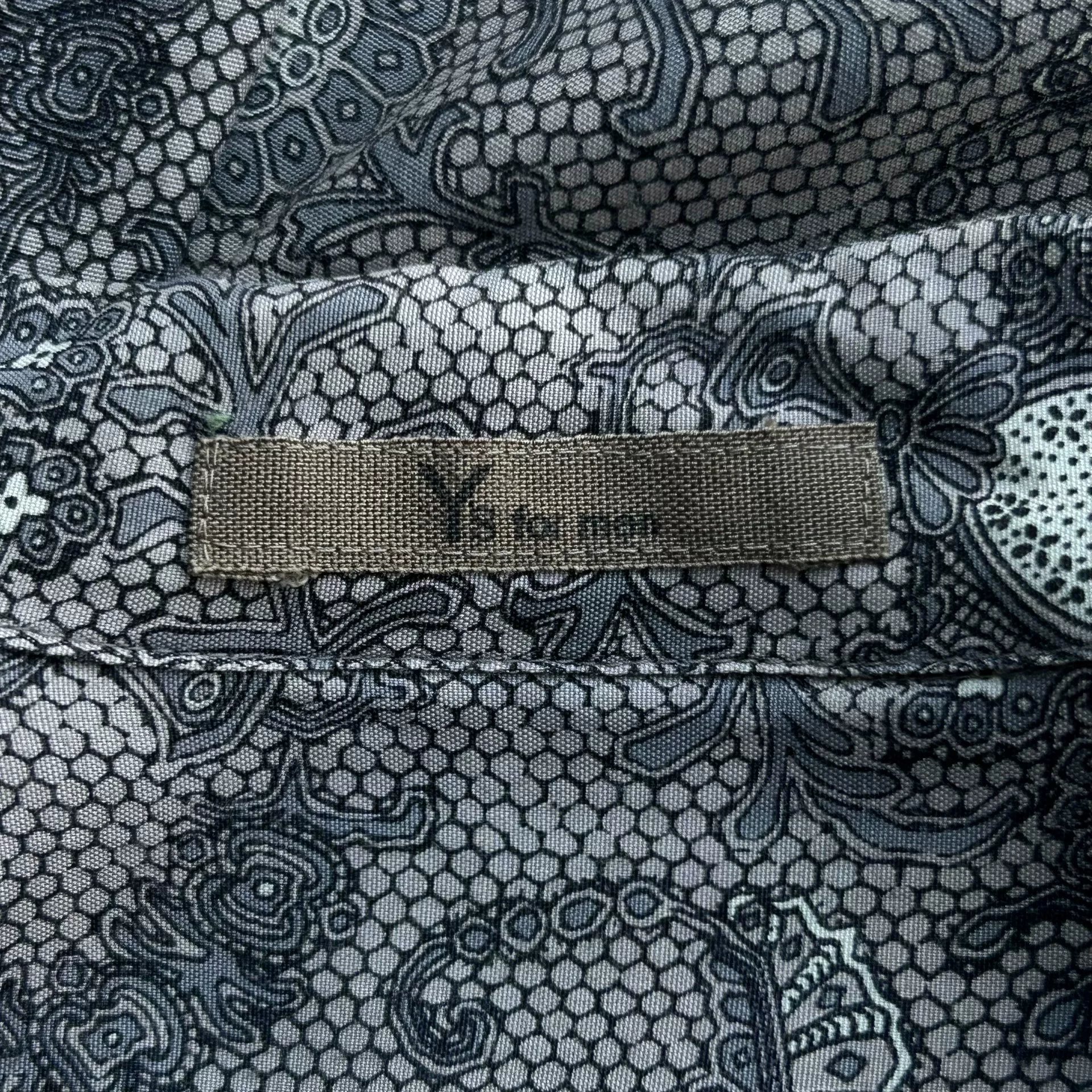 Yohji Yamamoto 80s Tree of Life Print Shirt — back