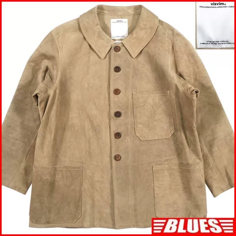 Visvim 16SS Bucket Coverall Leather Jacket