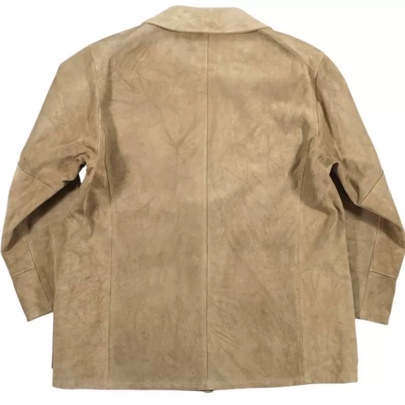 Visvim 16SS Bucket Coverall Leather Jacket — front