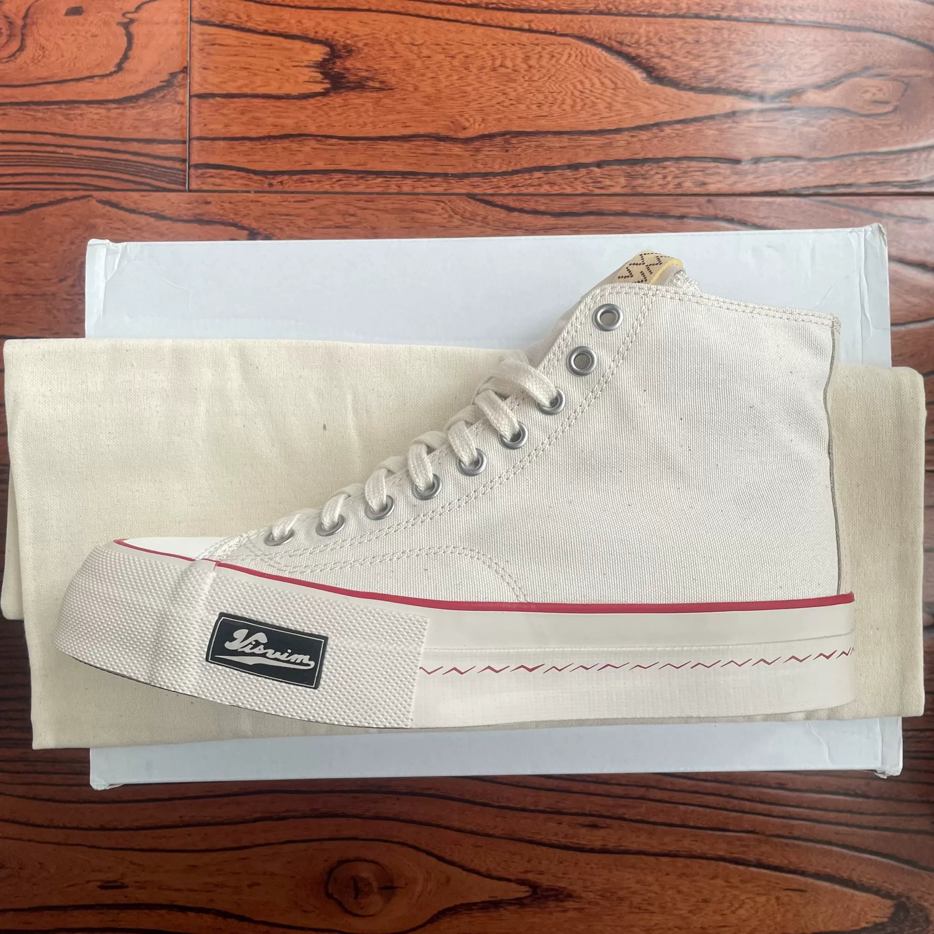 Visvim 23ss Skagway HI Canvas Shoes — detail