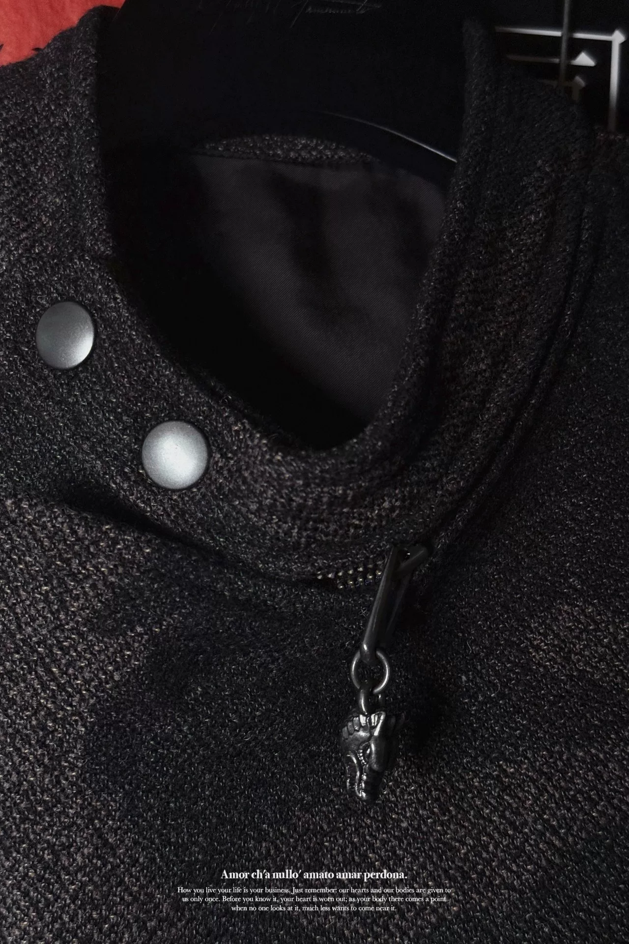 Yohji Yamamoto 14AW Wool Blend Jacket — back