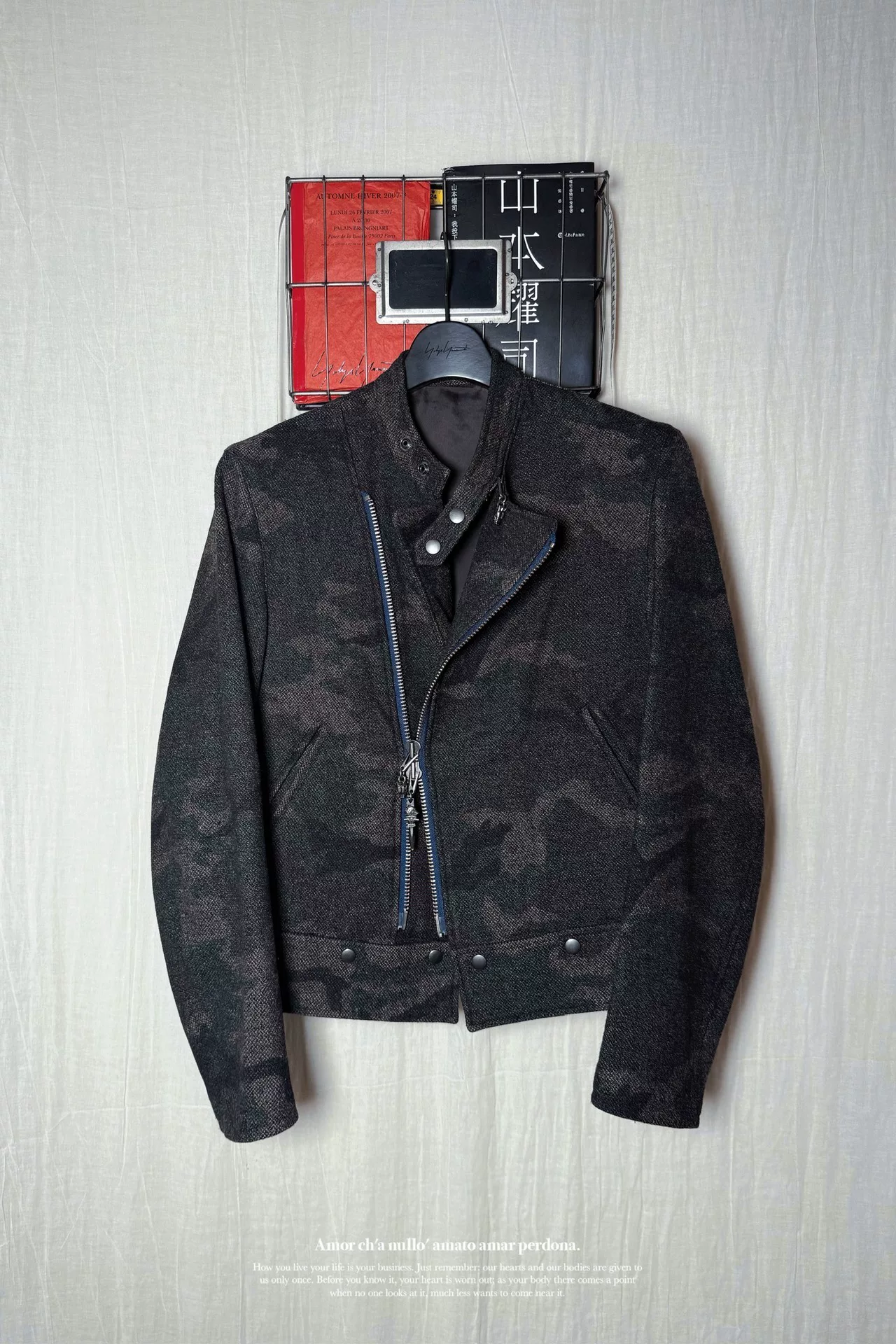 Yohji Yamamoto 14AW Wool Blend Jacket — label