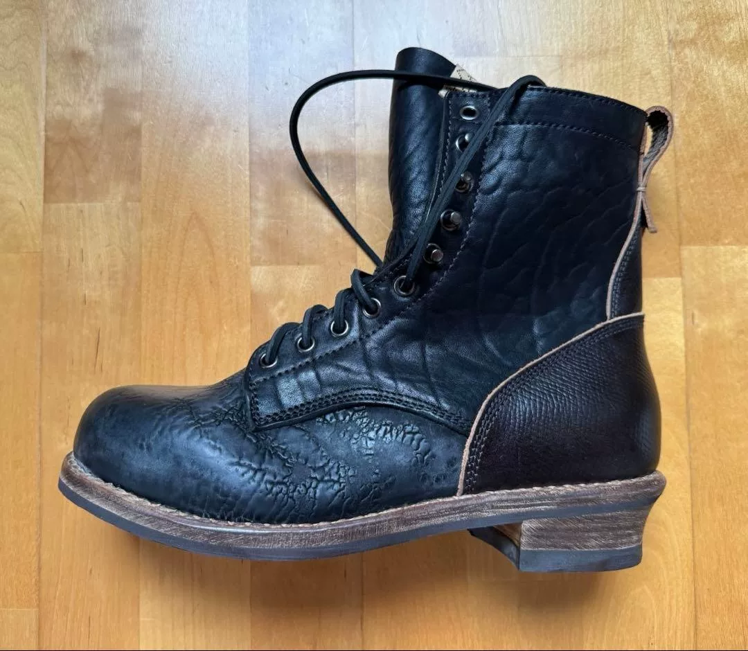 visvim POUNDMAKER-FOLK Leather Boots — detail