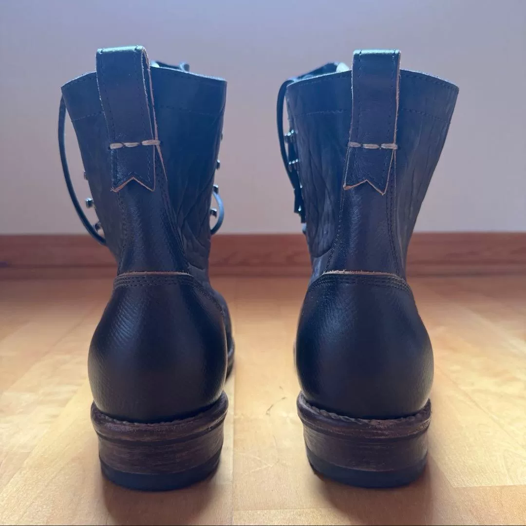 visvim POUNDMAKER-FOLK Leather Boots — front