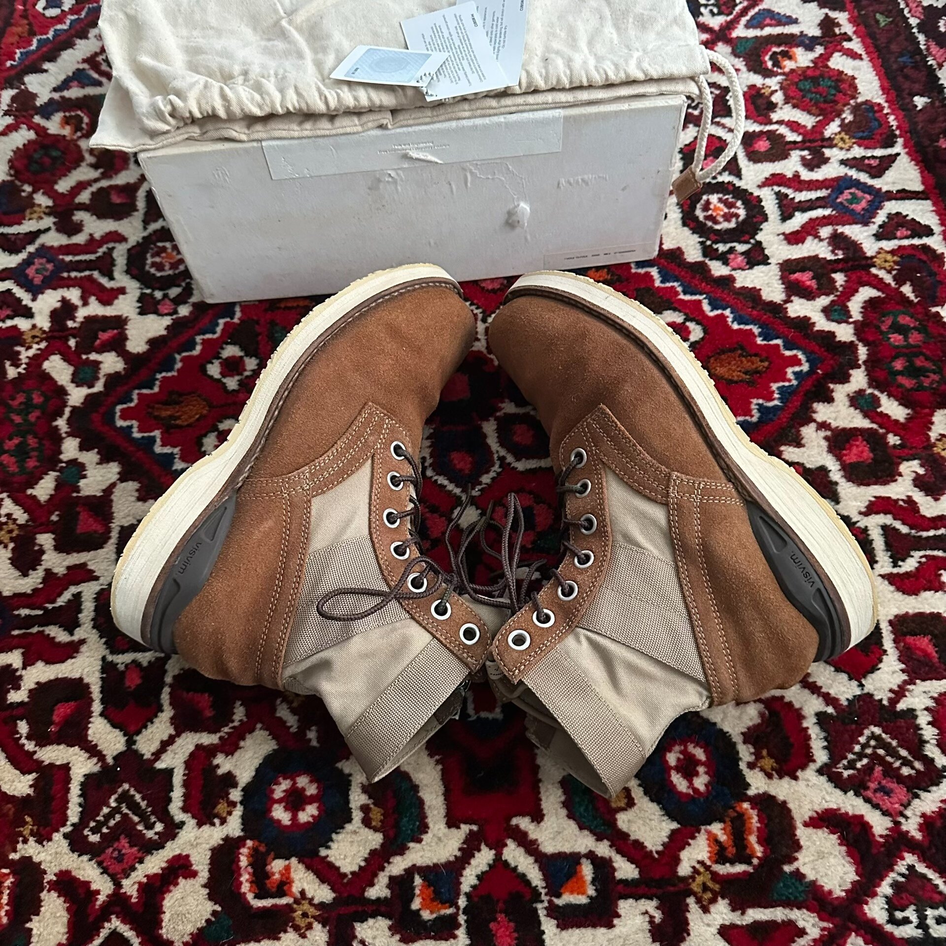 visvim 18AW 7hole Folk Camel — label