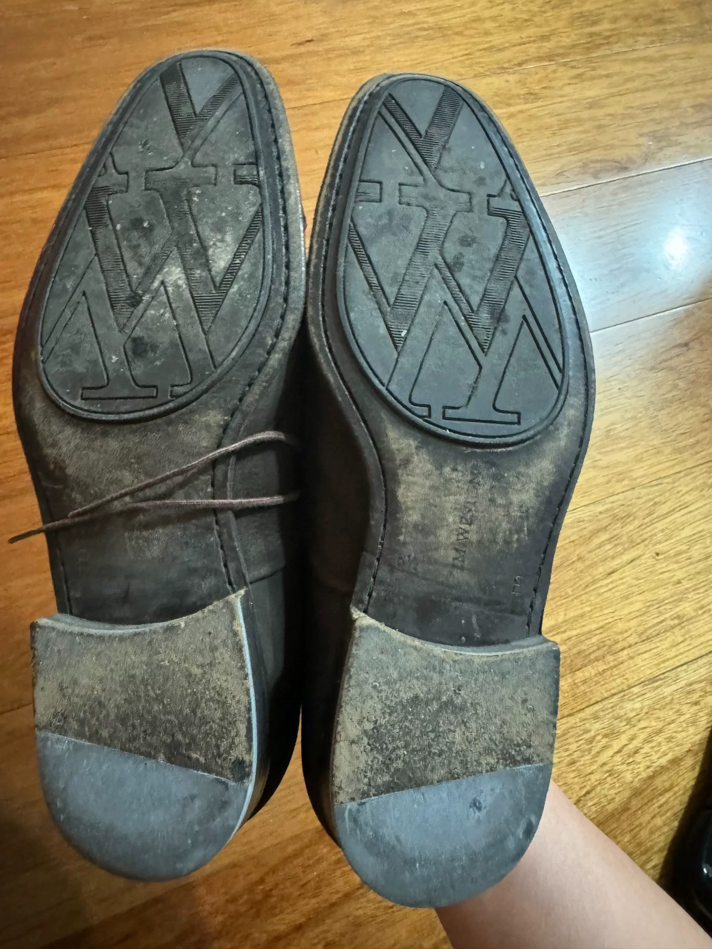 JM.WESTON Men's Suede Shoes UK6.5 — label