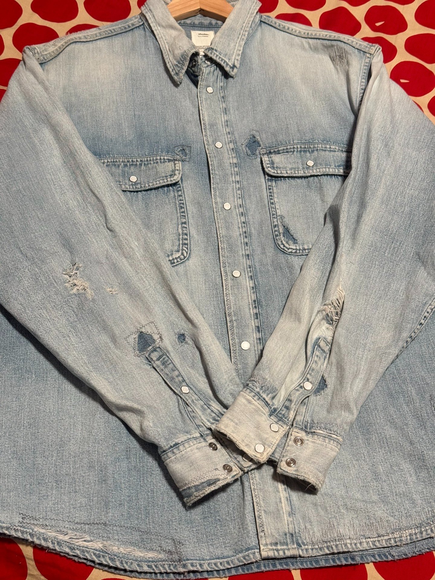 VISVIM SS HANDYMAN SHIRT CRASH 21ss — detail